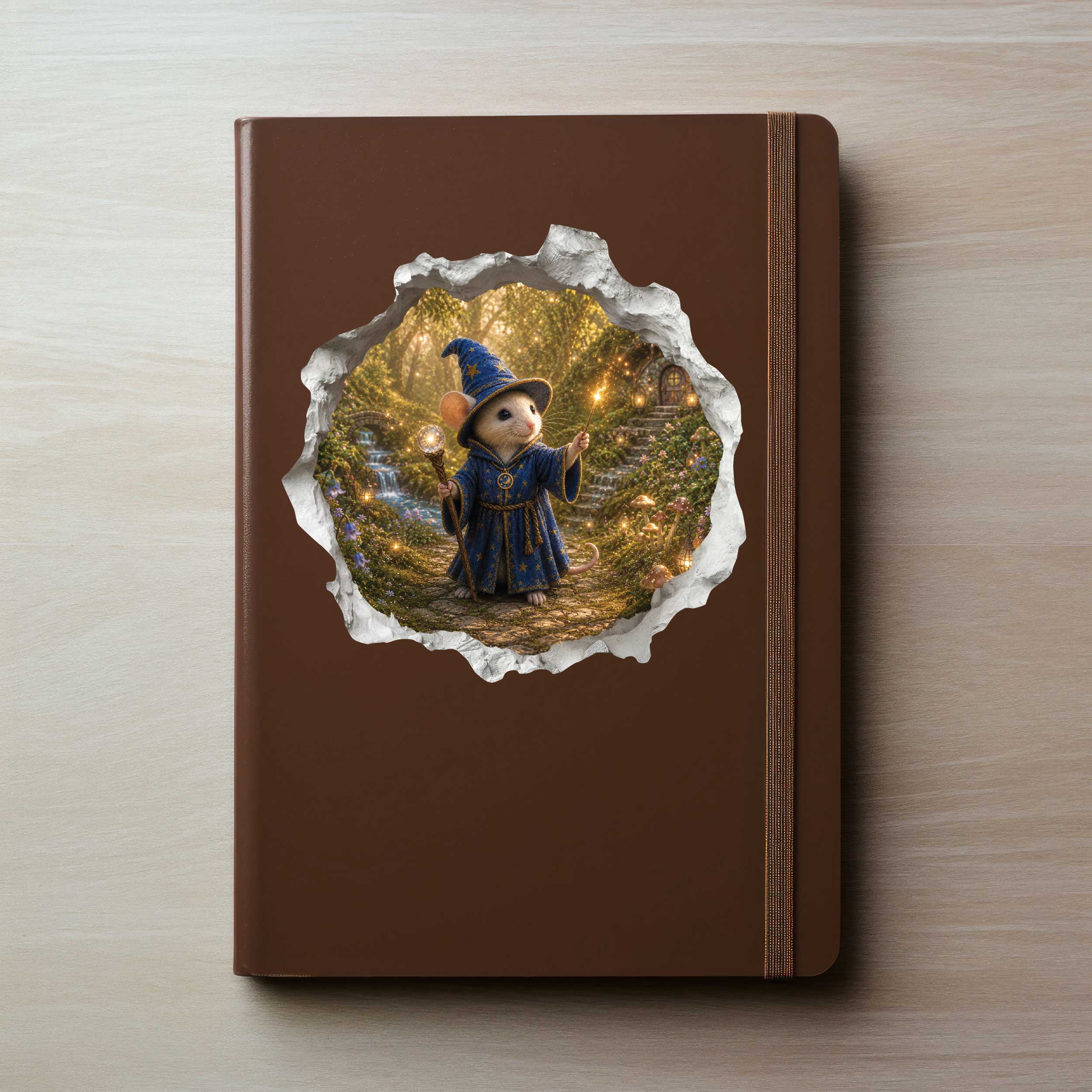 Wizard Mouse Hole Decal