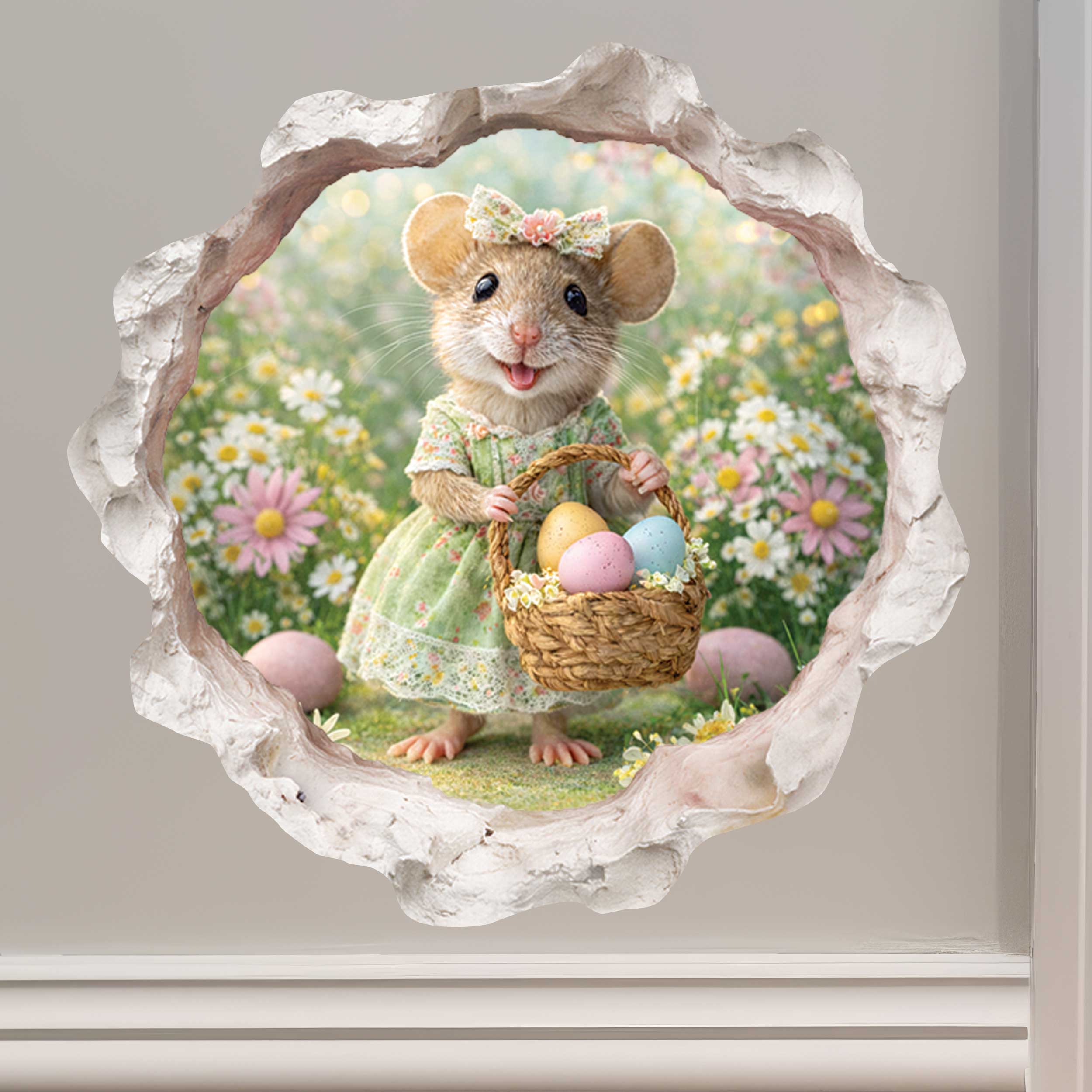 Easter Friends Mouse Hole Decal Bundle