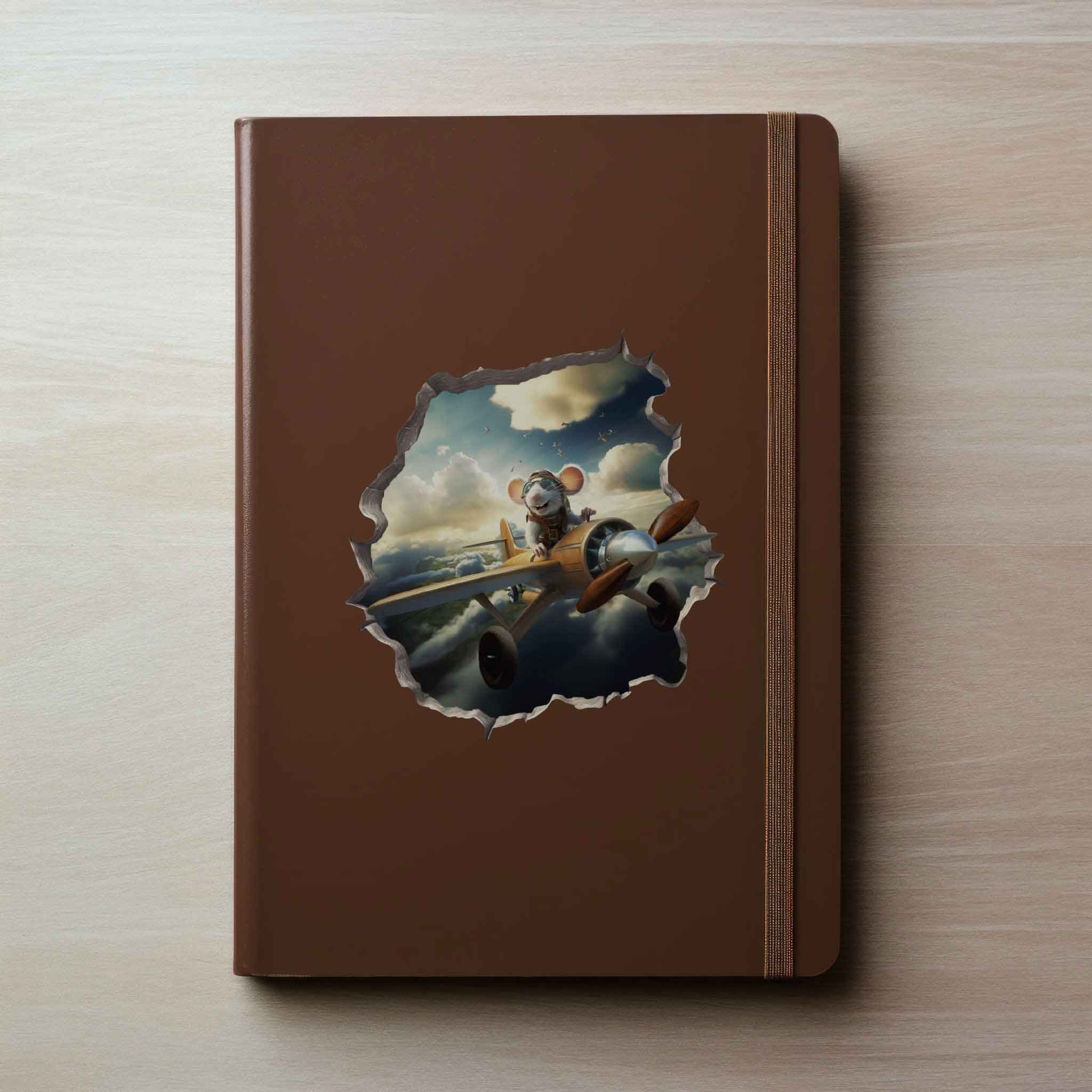 Airplane Mouse Hole Decal - My Wonderful Walls