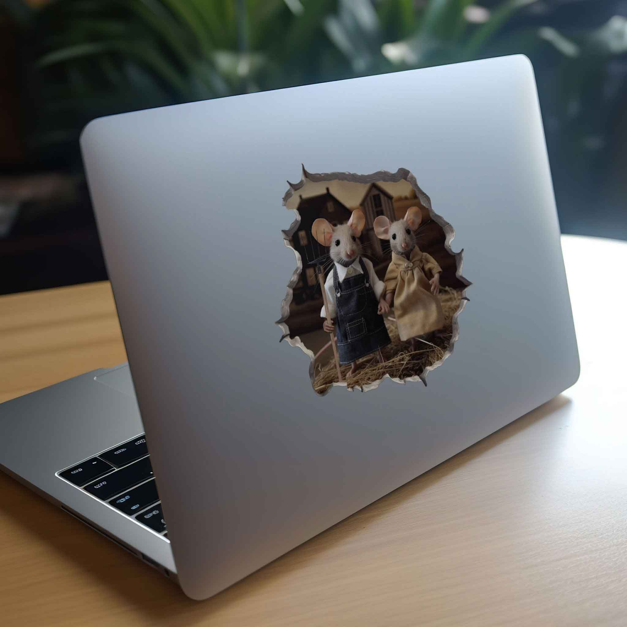 American Gothic Mouse Hole Decal - My Wonderful Walls