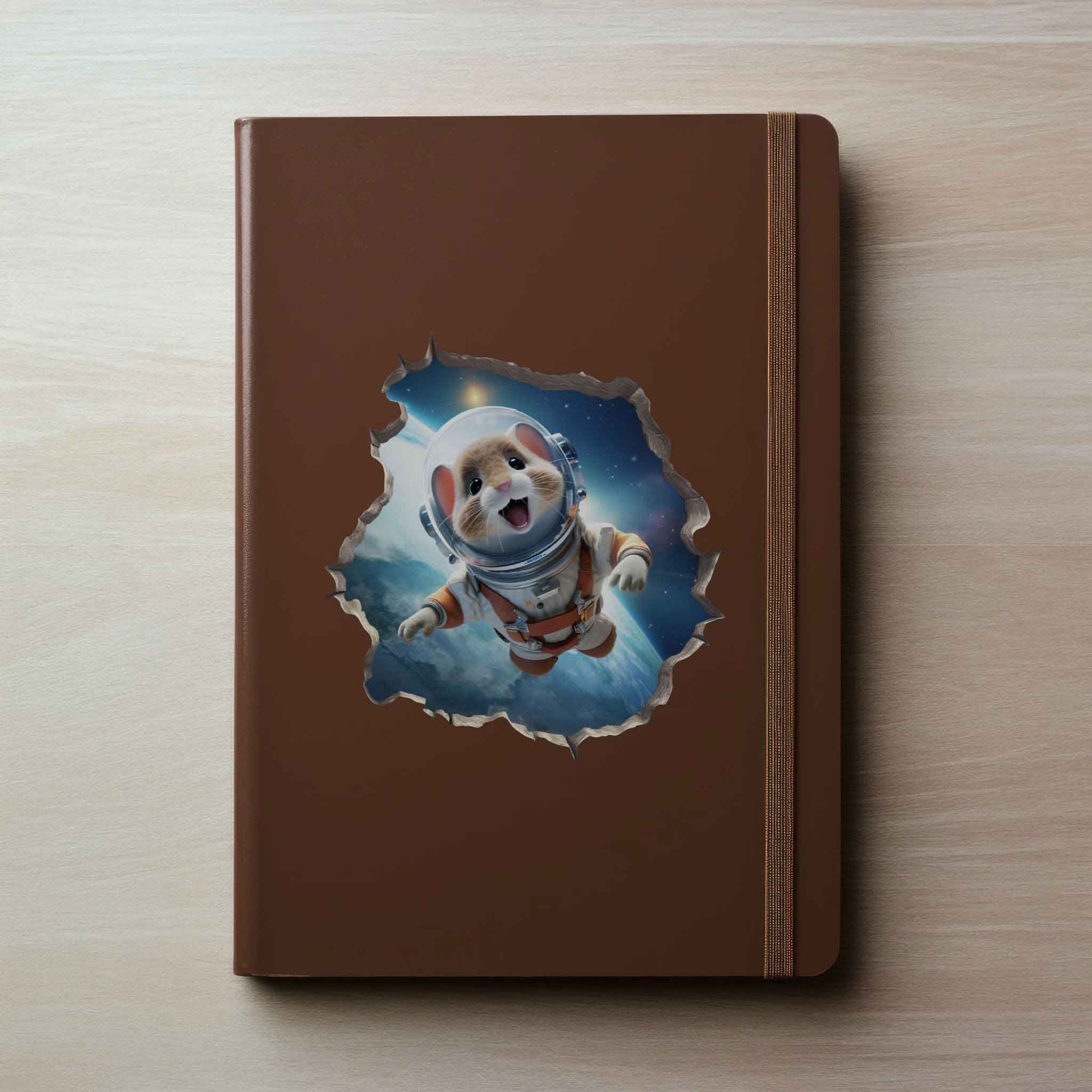 Astronaut Mouse Hole Decal - My Wonderful Walls
