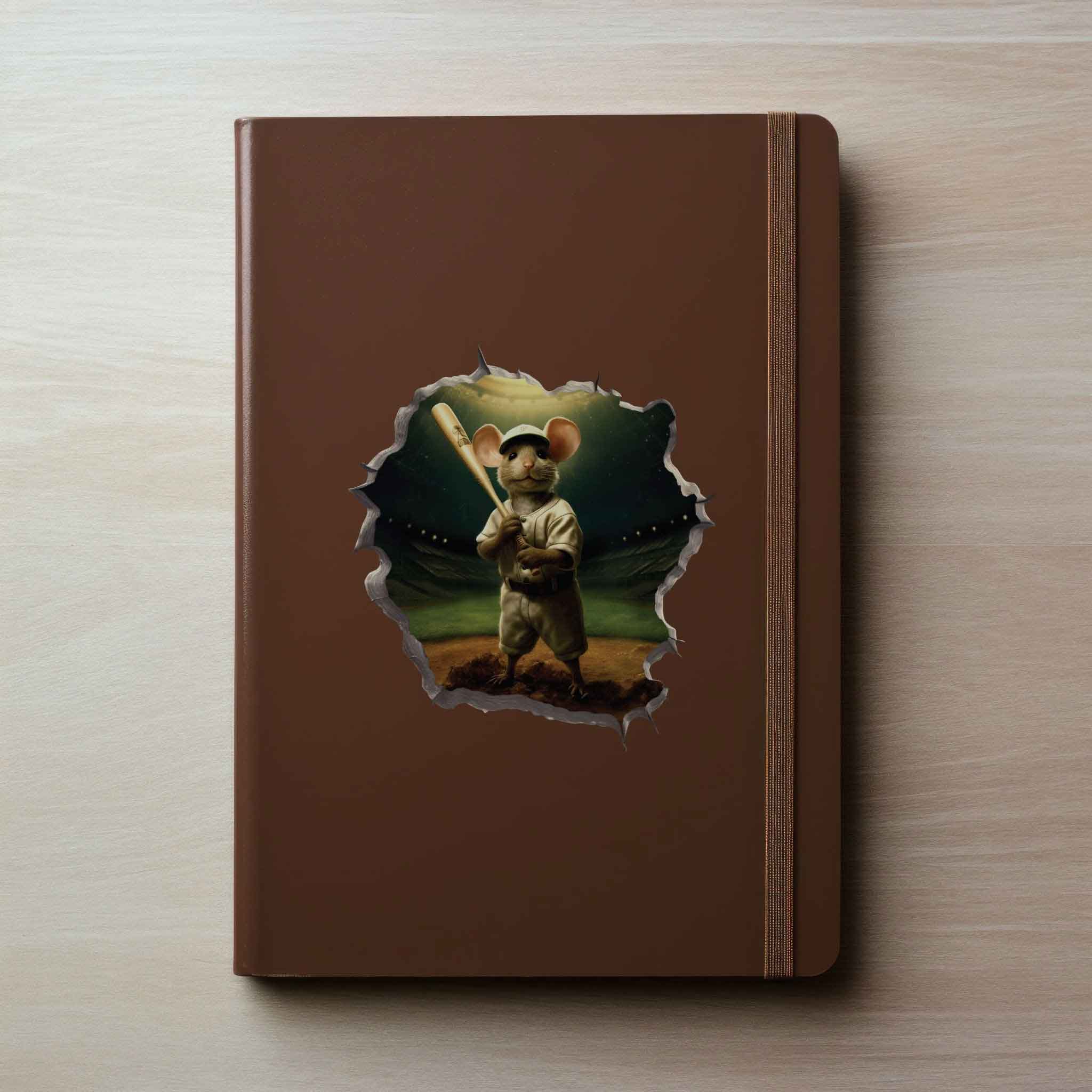 Baseball Mouse Hole Decal - My Wonderful Walls