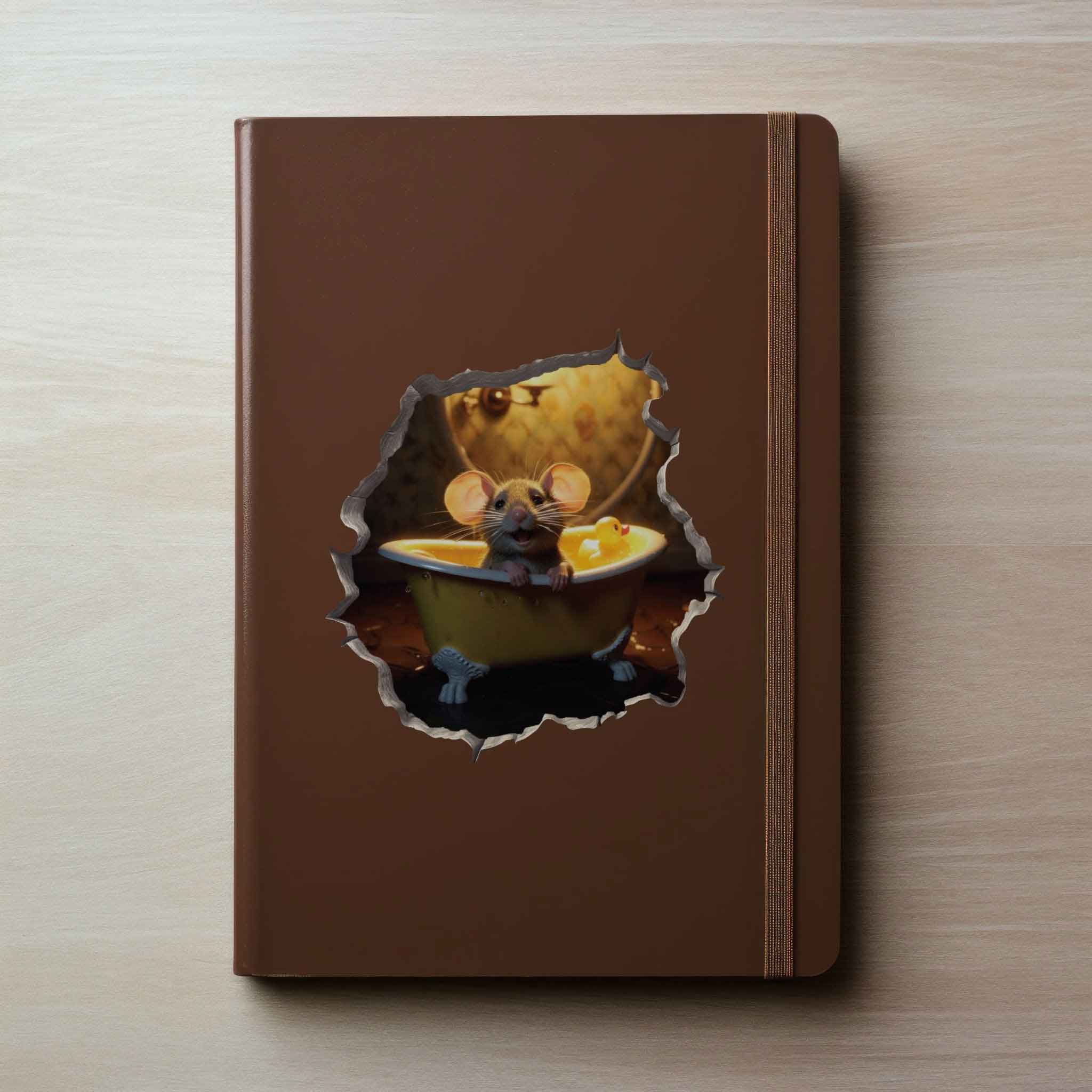 Bathtub Mouse Hole Decal - My Wonderful Walls