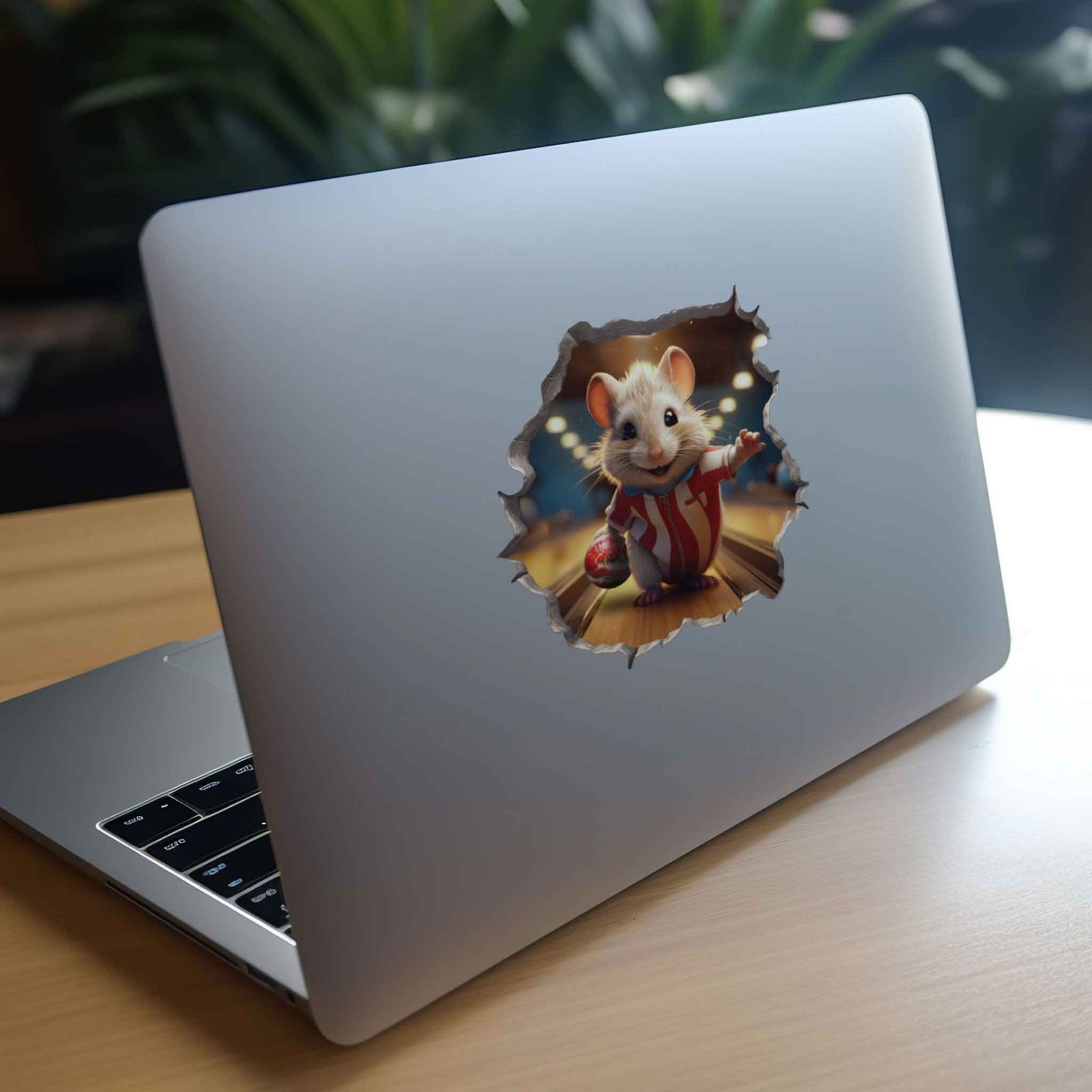 Bowling Mouse Hole Decal - My Wonderful Walls