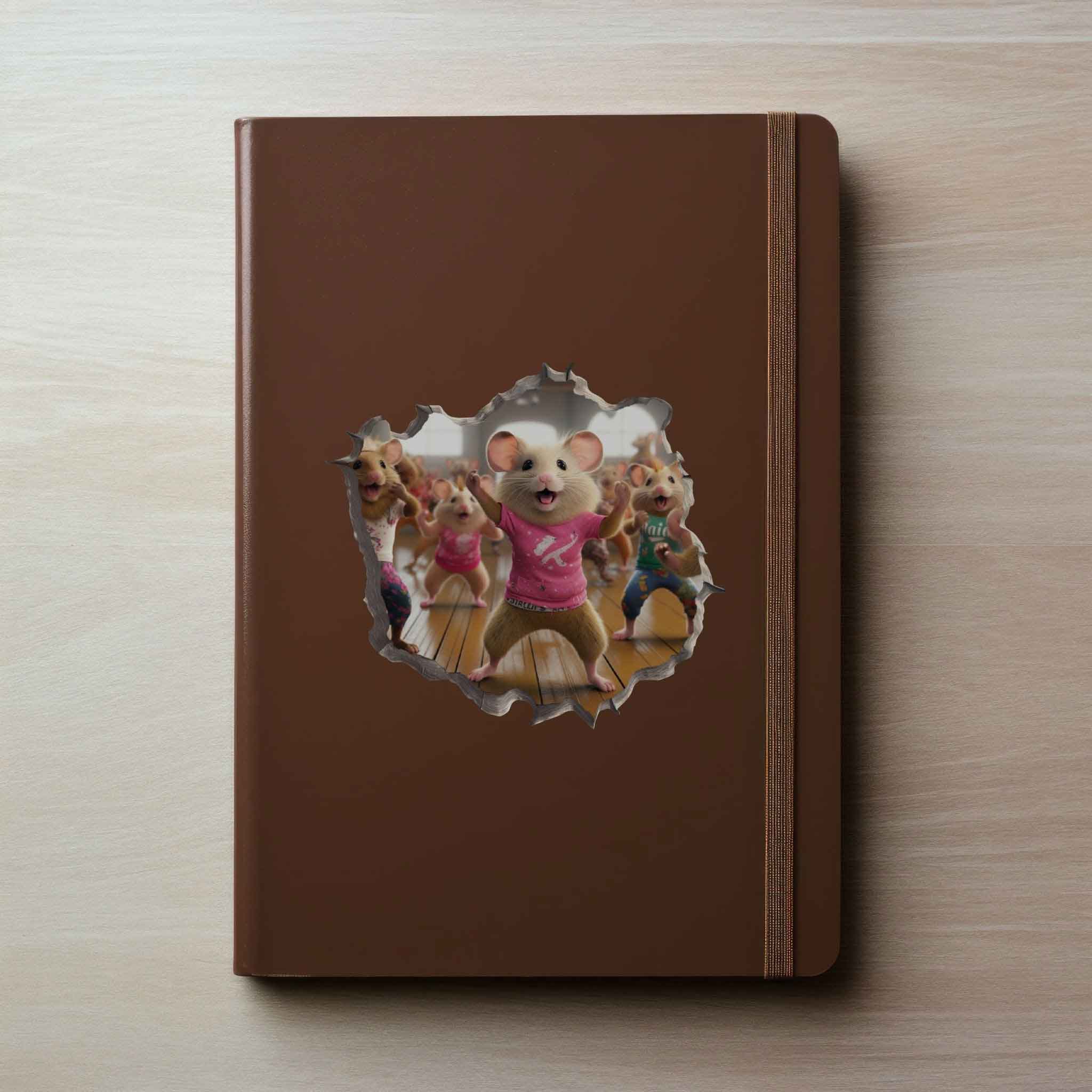 Cardio Dance Workout Mouse Hole Decal - My Wonderful Walls