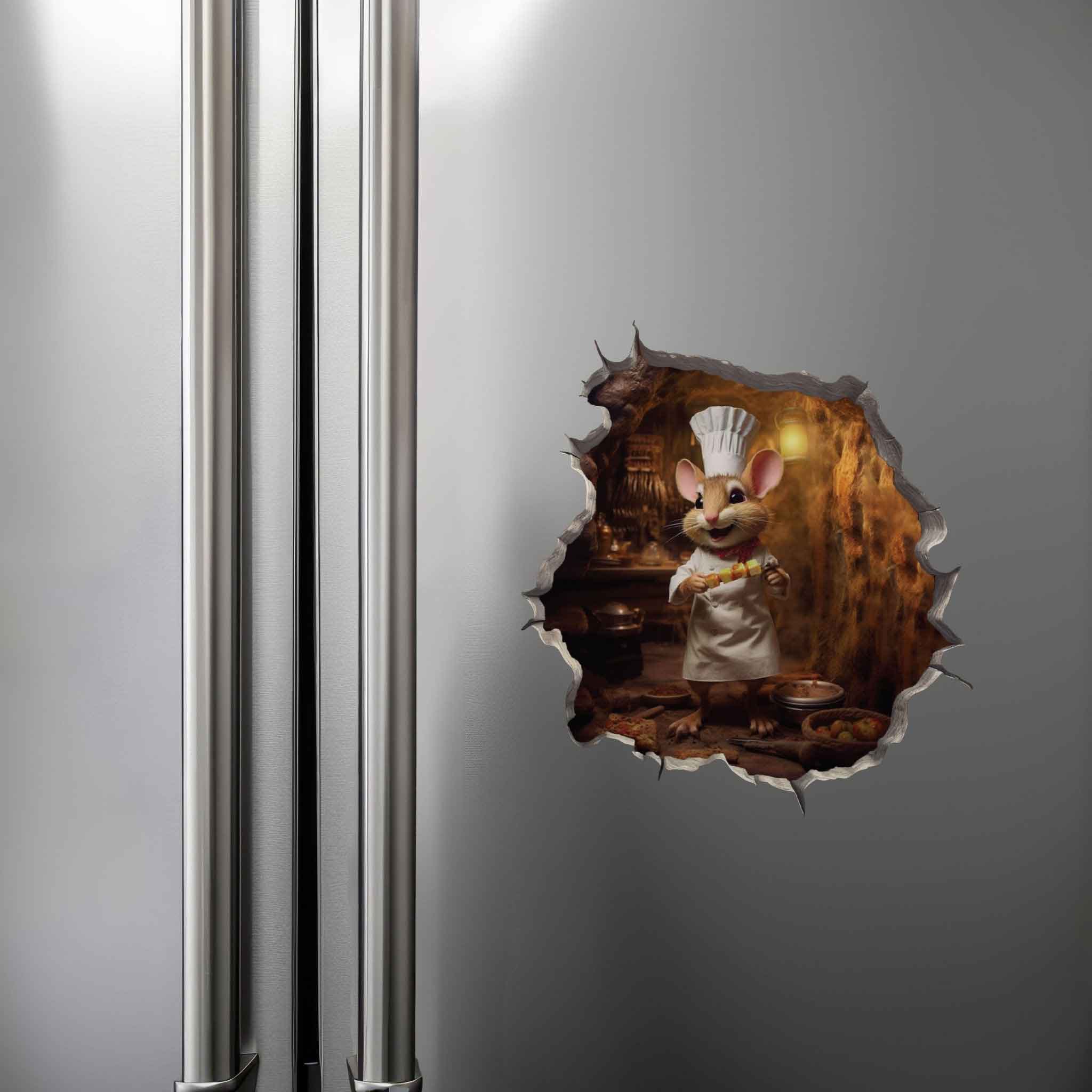 Chef Mouse Hole Decal - My Wonderful Walls