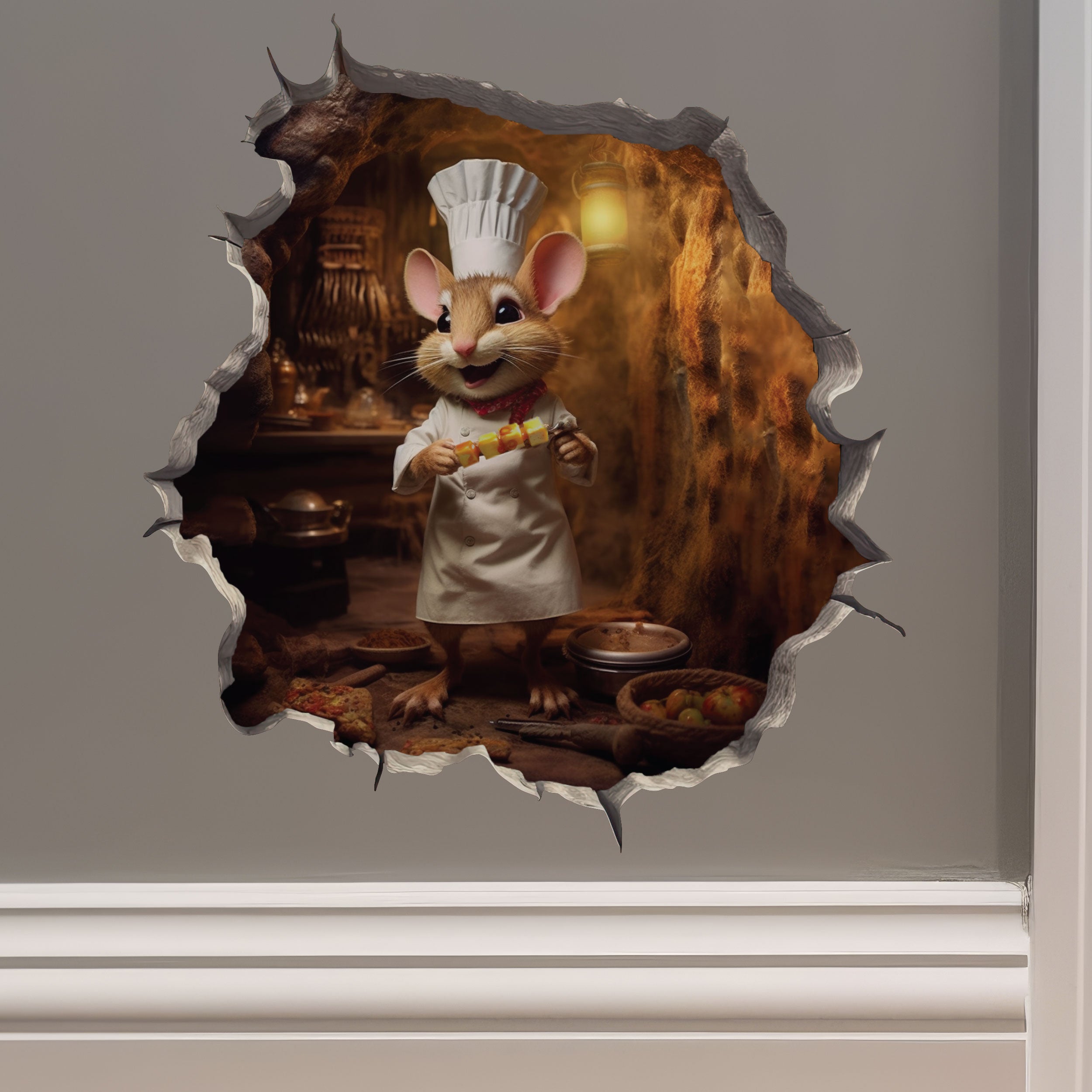 50% OFF LIQUIDATION MOUSE HOLE DECALS - LIMITED QUANTITIES