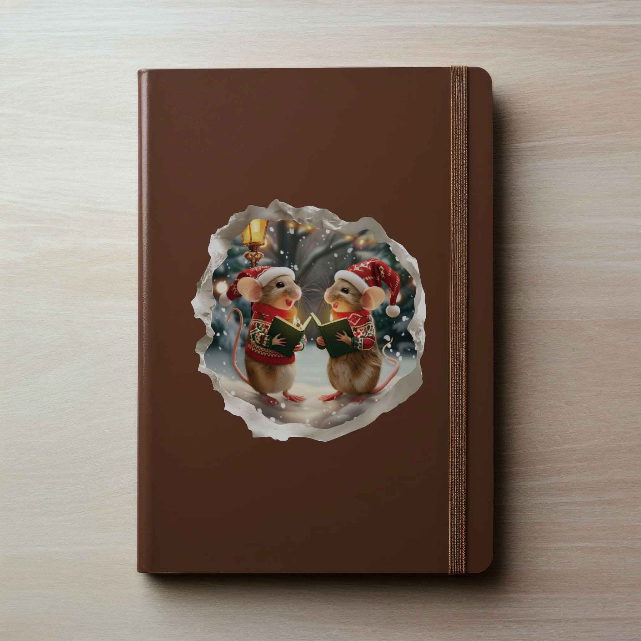 Christmas Carol Mouse Hole Decal - My Wonderful Walls