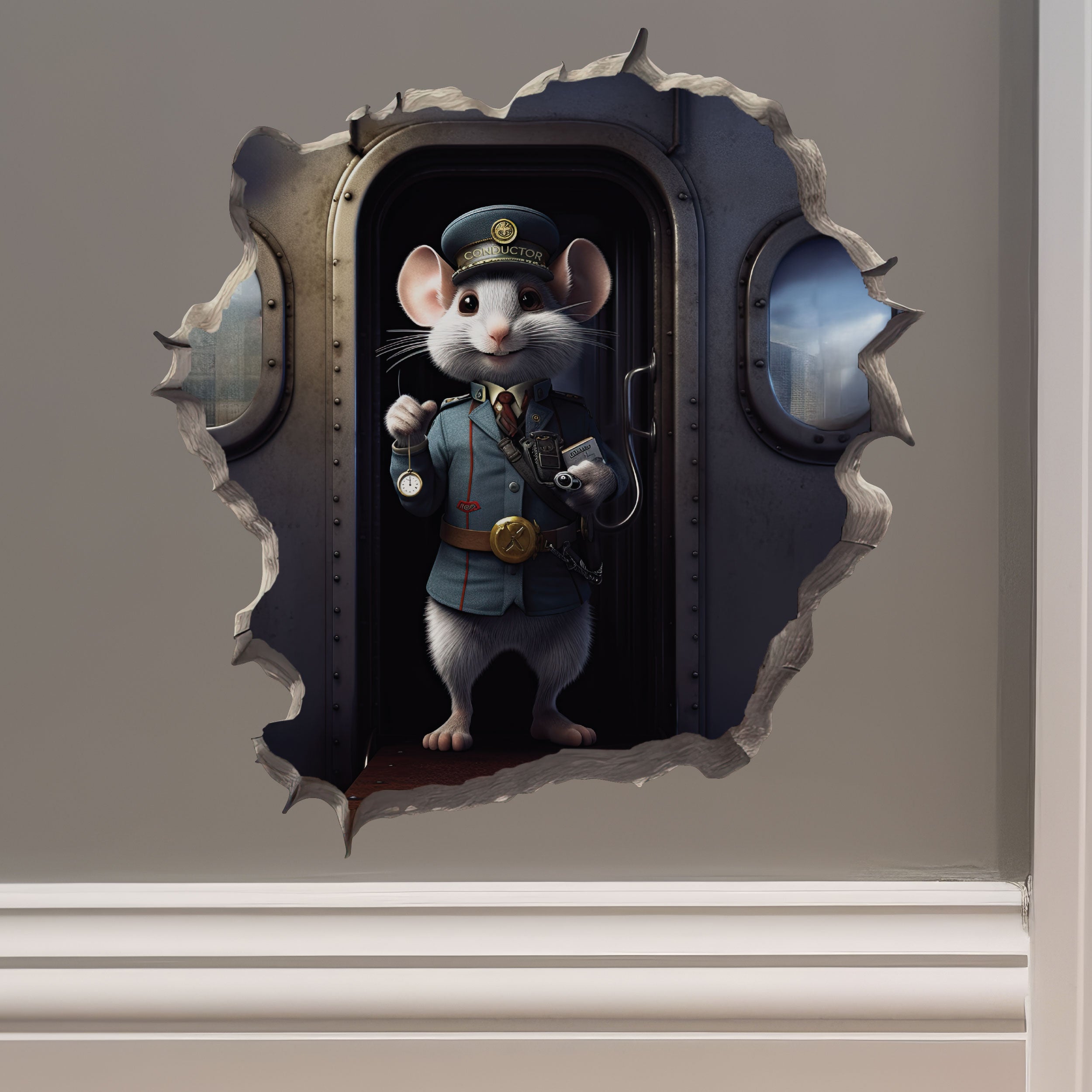 50% OFF LIQUIDATION MOUSE HOLE DECALS - LIMITED QUANTITIES