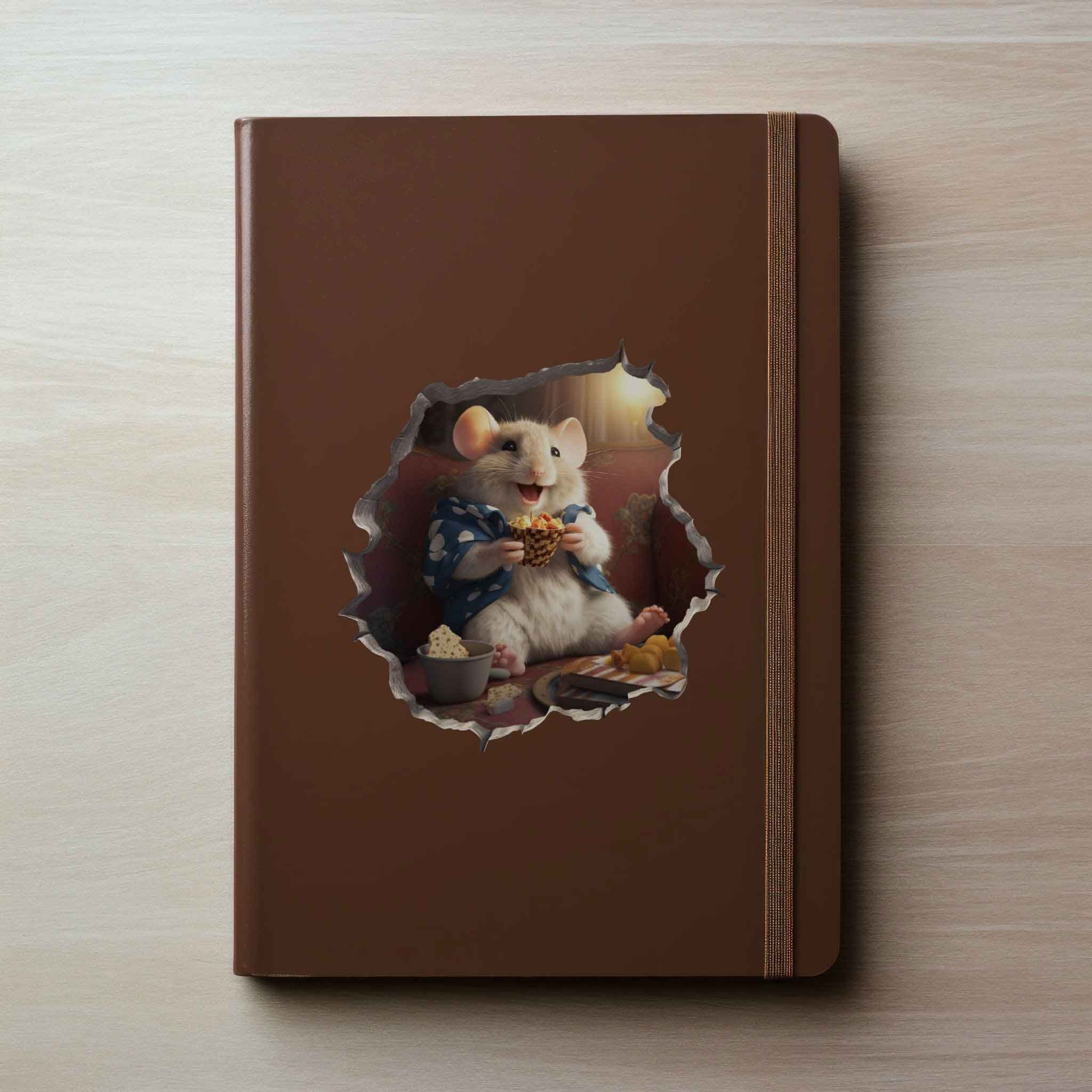 Couch Potato Mouse Hole Decal - My Wonderful Walls