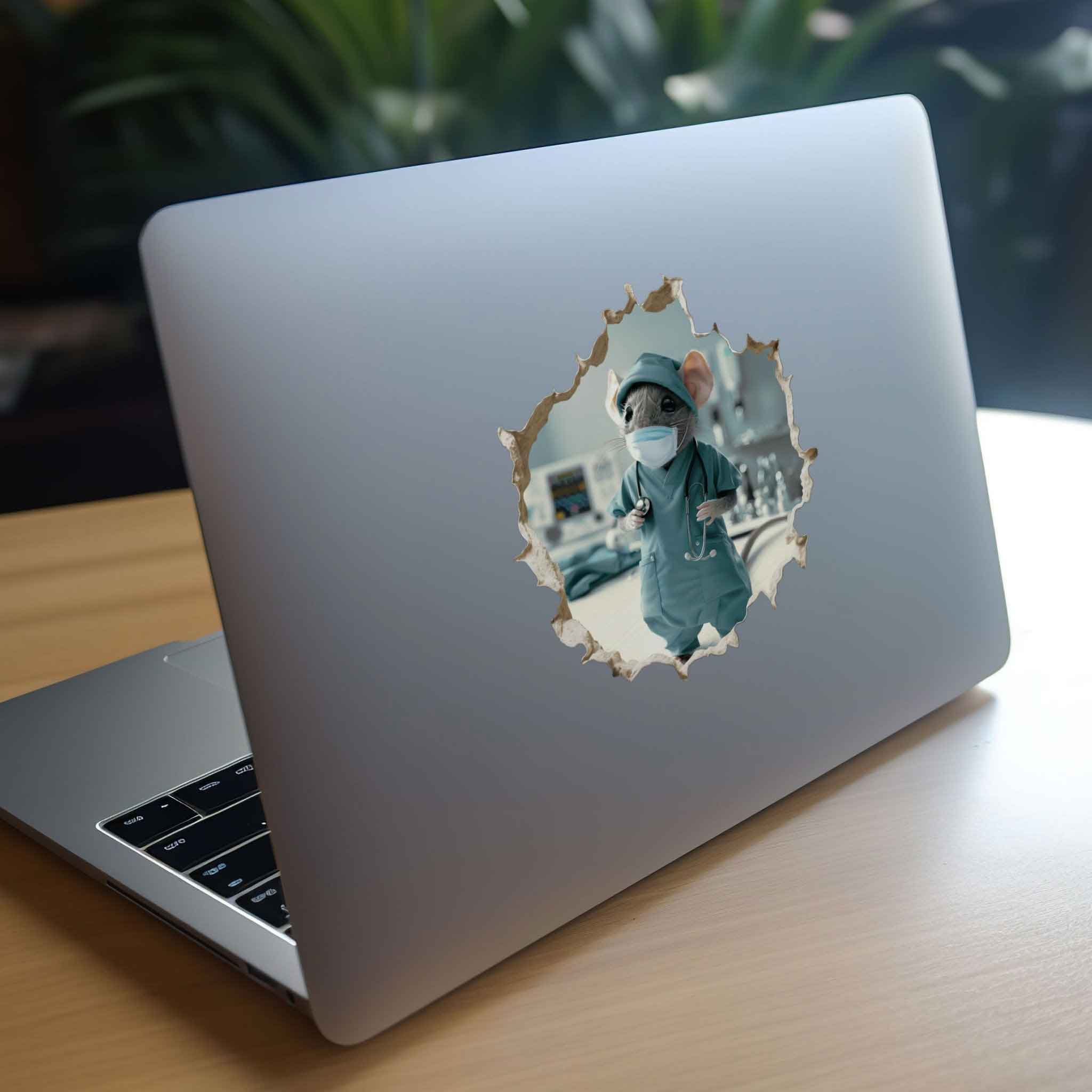 Doctor Surgeon Mouse Hole Decal - My Wonderful Walls