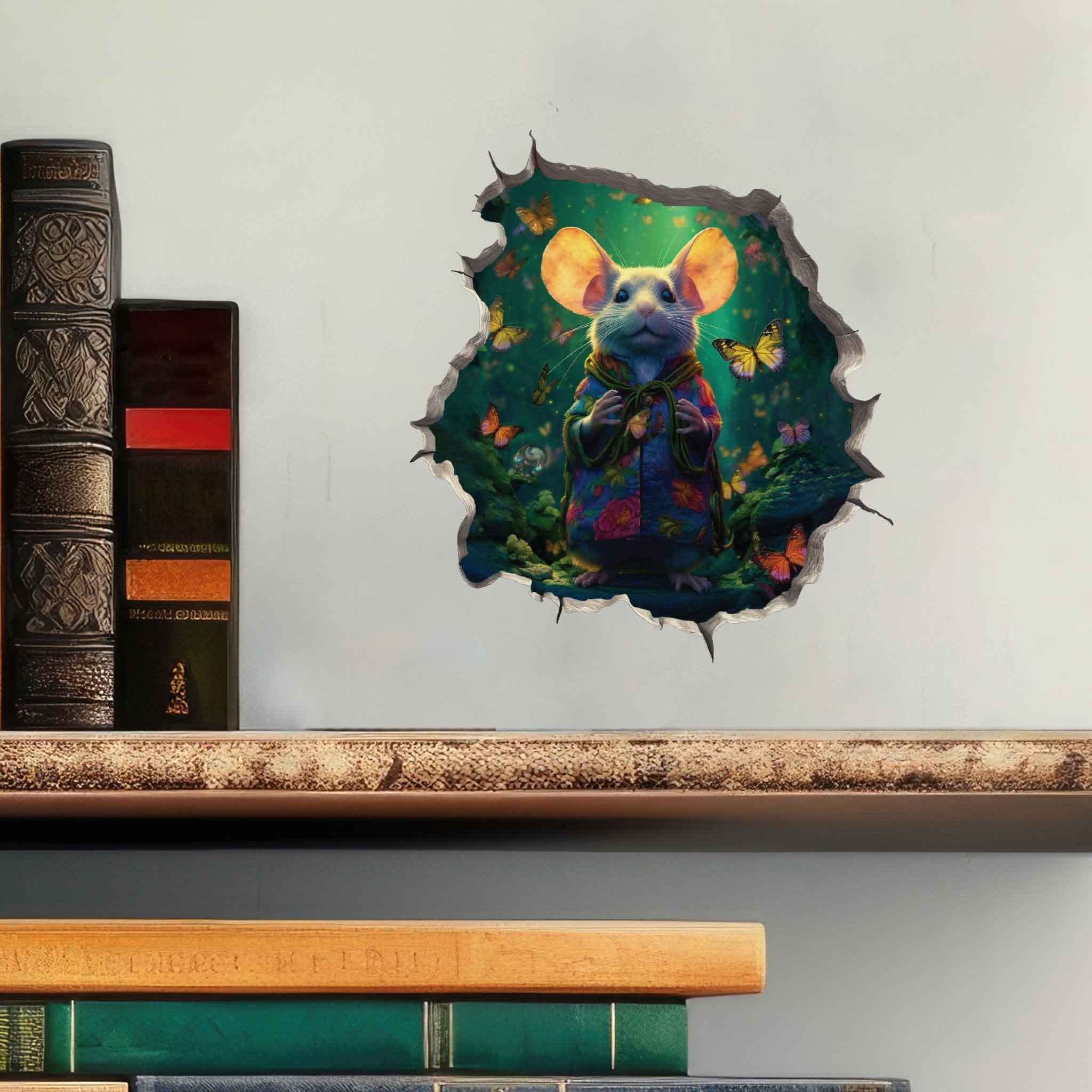 Druid Mouse Hole Decal - My Wonderful Walls