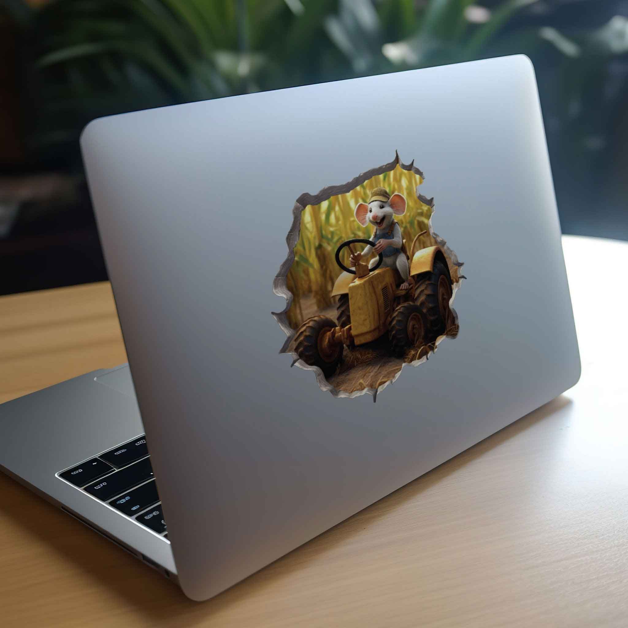 Farmer Mouse Hole Decal - My Wonderful Walls