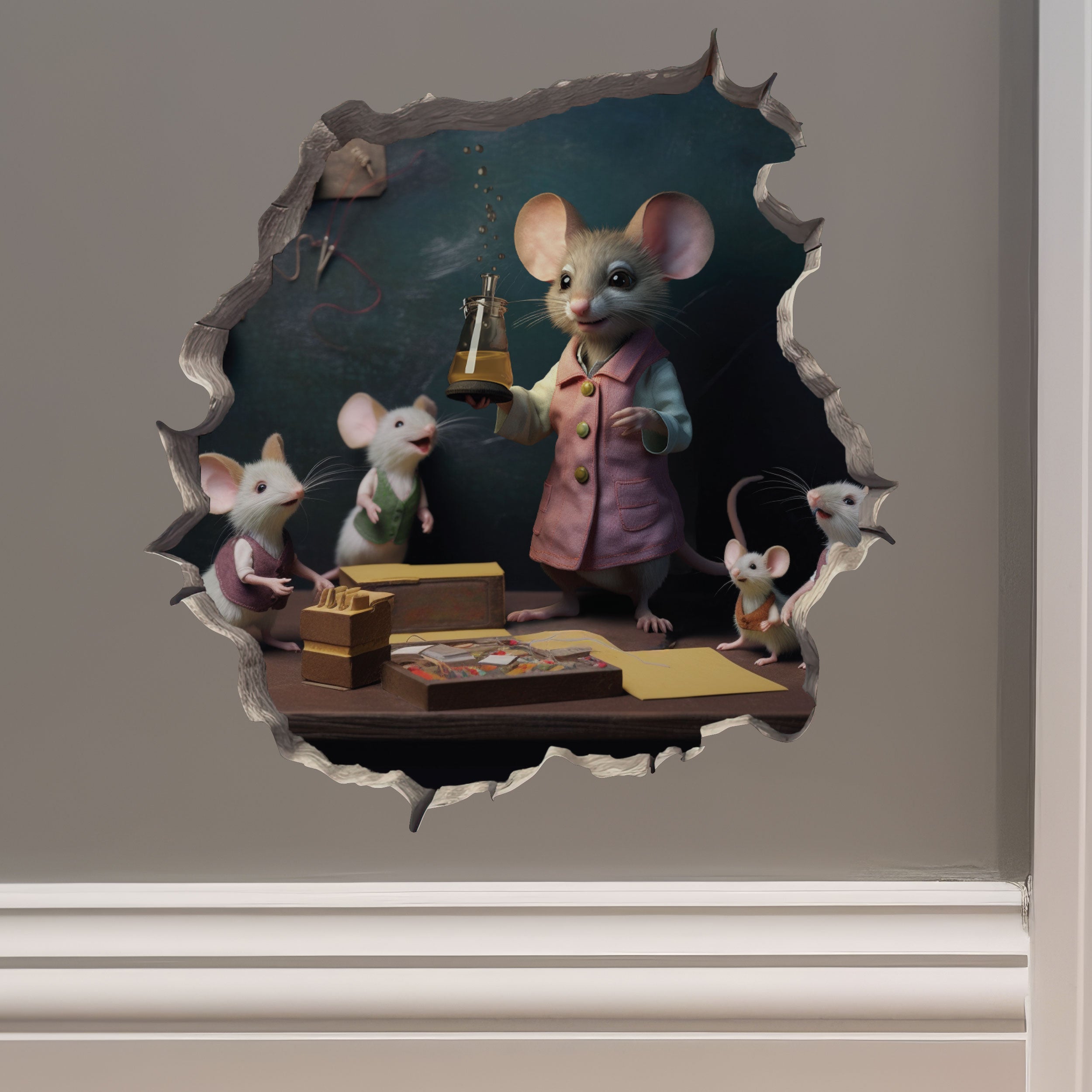 50% OFF LIQUIDATION MOUSE HOLE DECALS - LIMITED QUANTITIES