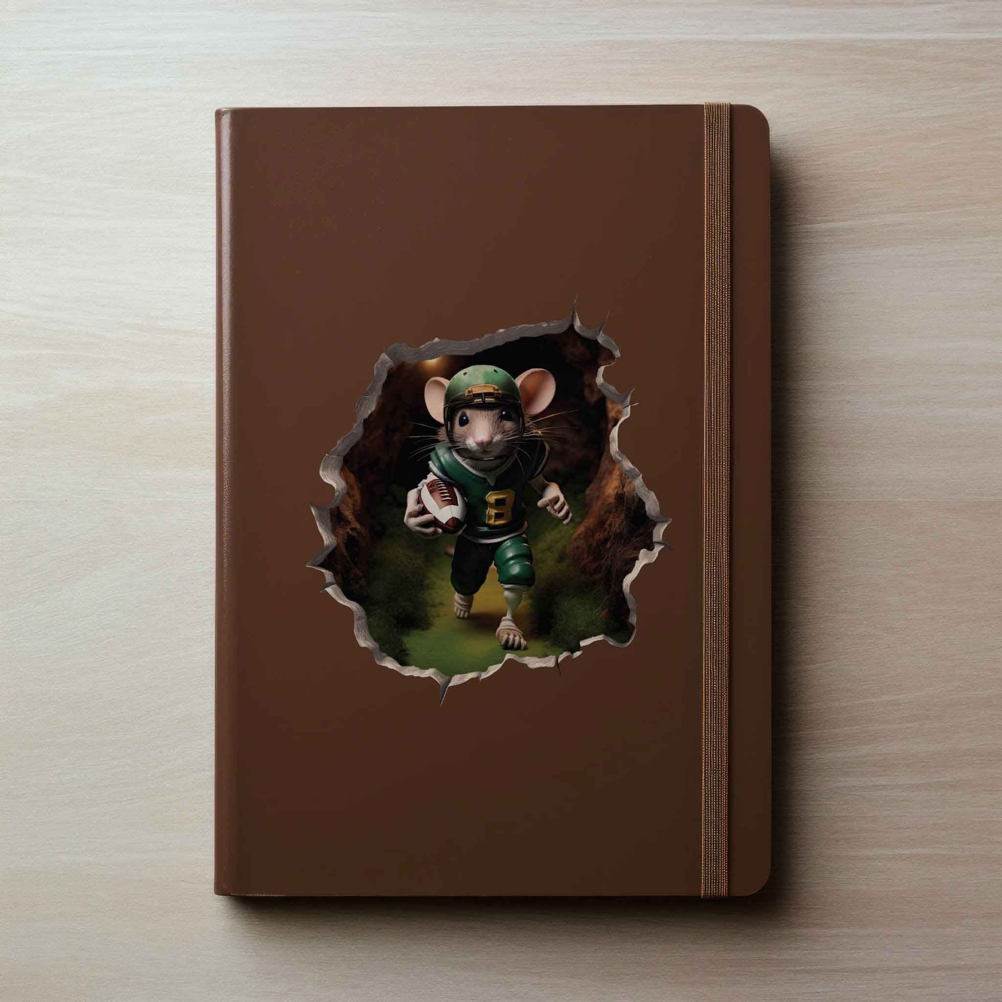 Football Mouse Hole Decal - My Wonderful Walls