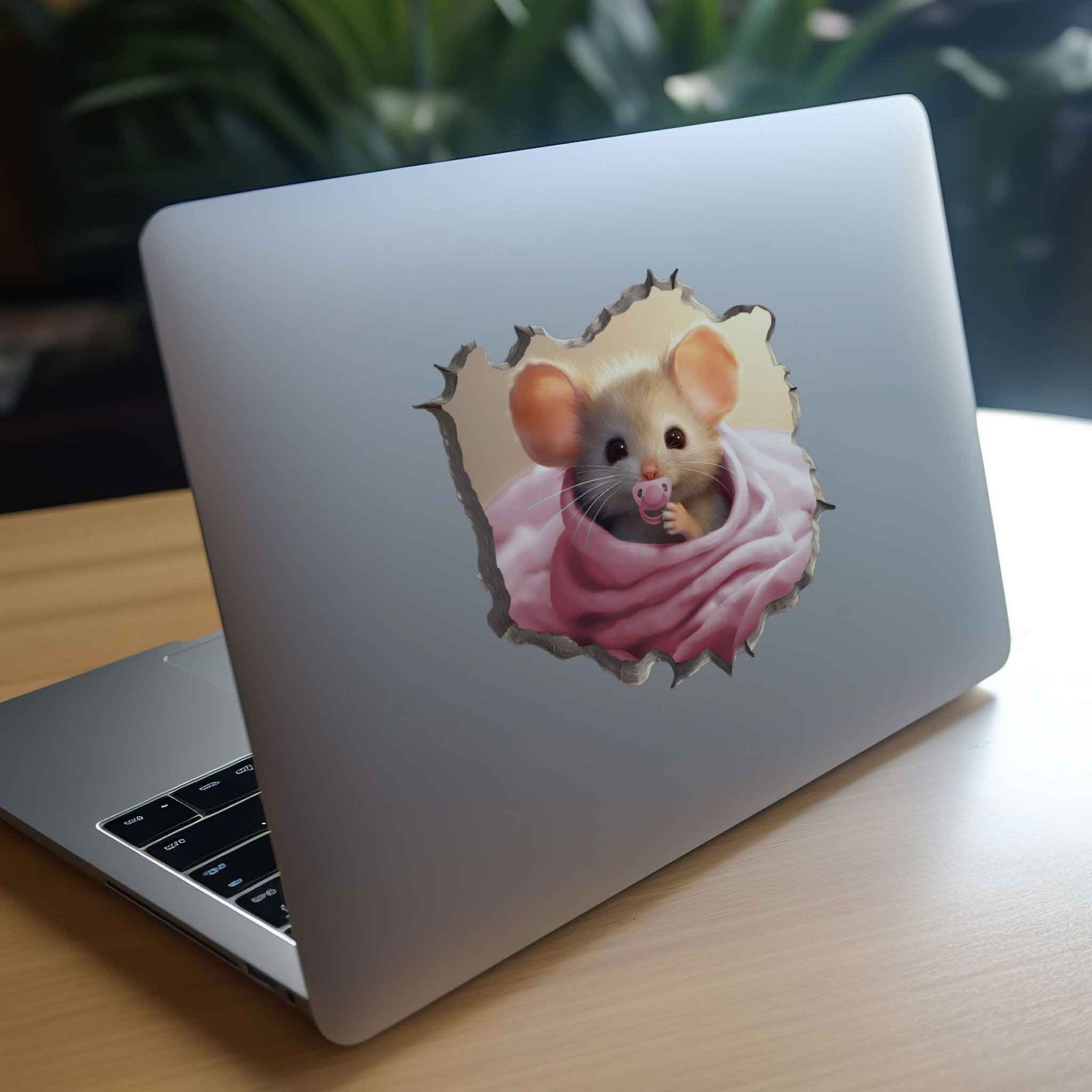 It's a Girl Mouse Hole Decal - My Wonderful Walls