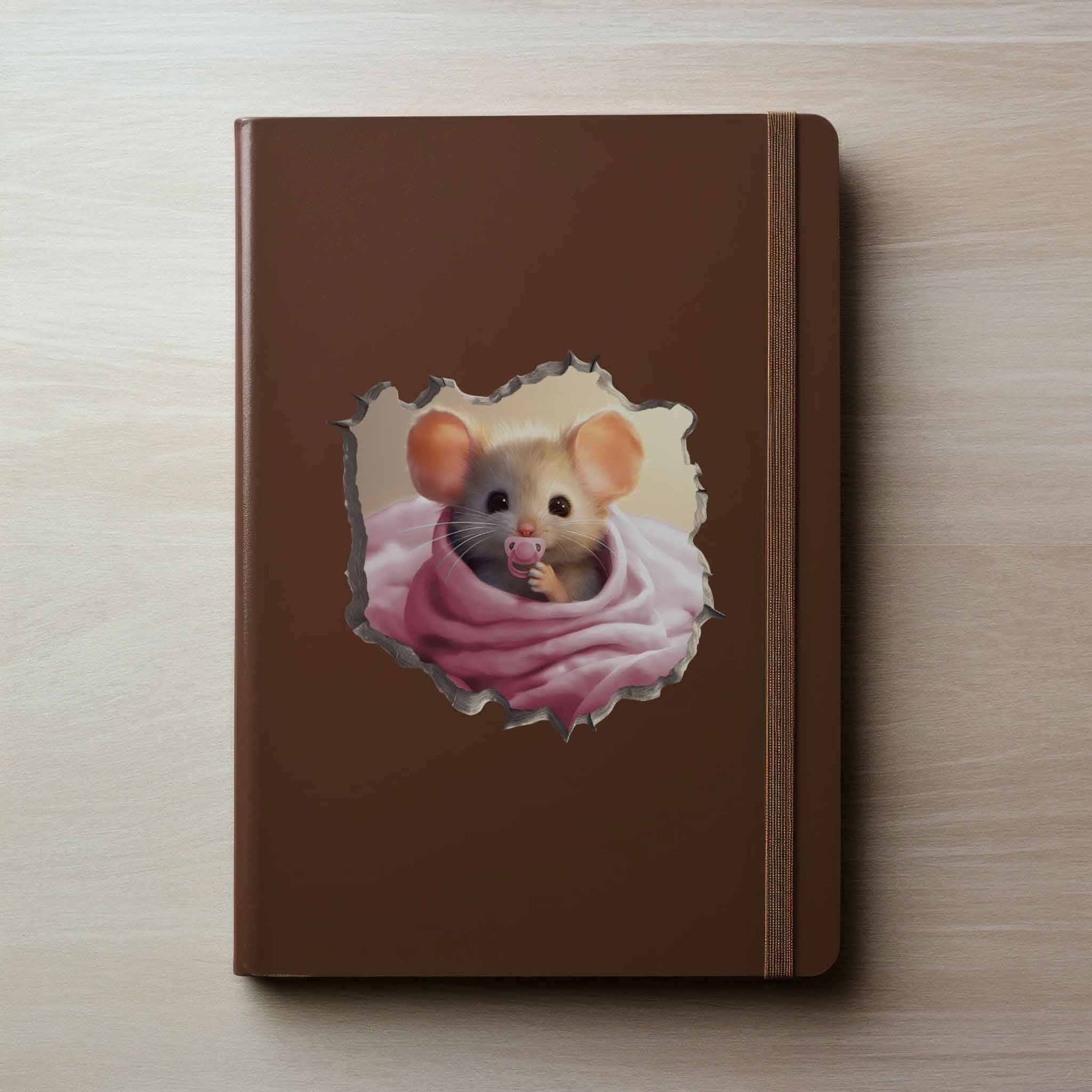 It's a Girl Mouse Hole Decal - My Wonderful Walls