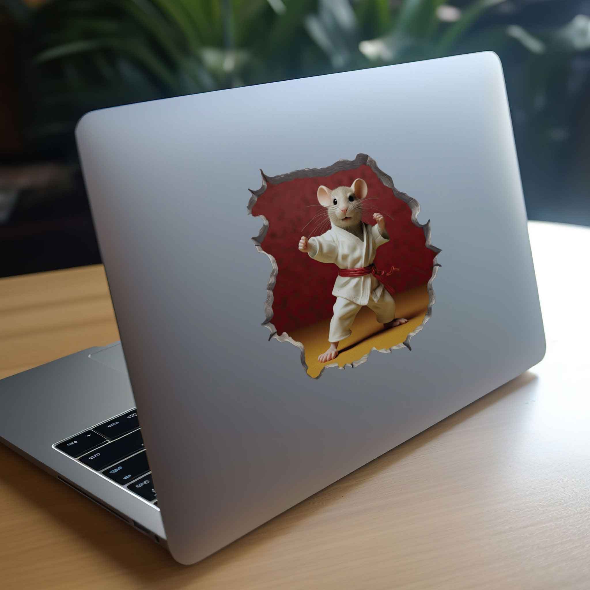 Karate Mouse Hole Decal - My Wonderful Walls
