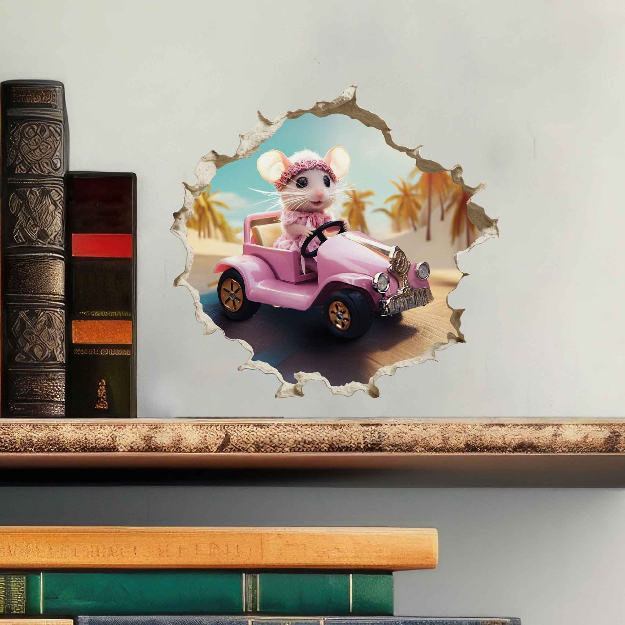 Malibu Dream Mouse Hole Decal - My Wonderful Walls
