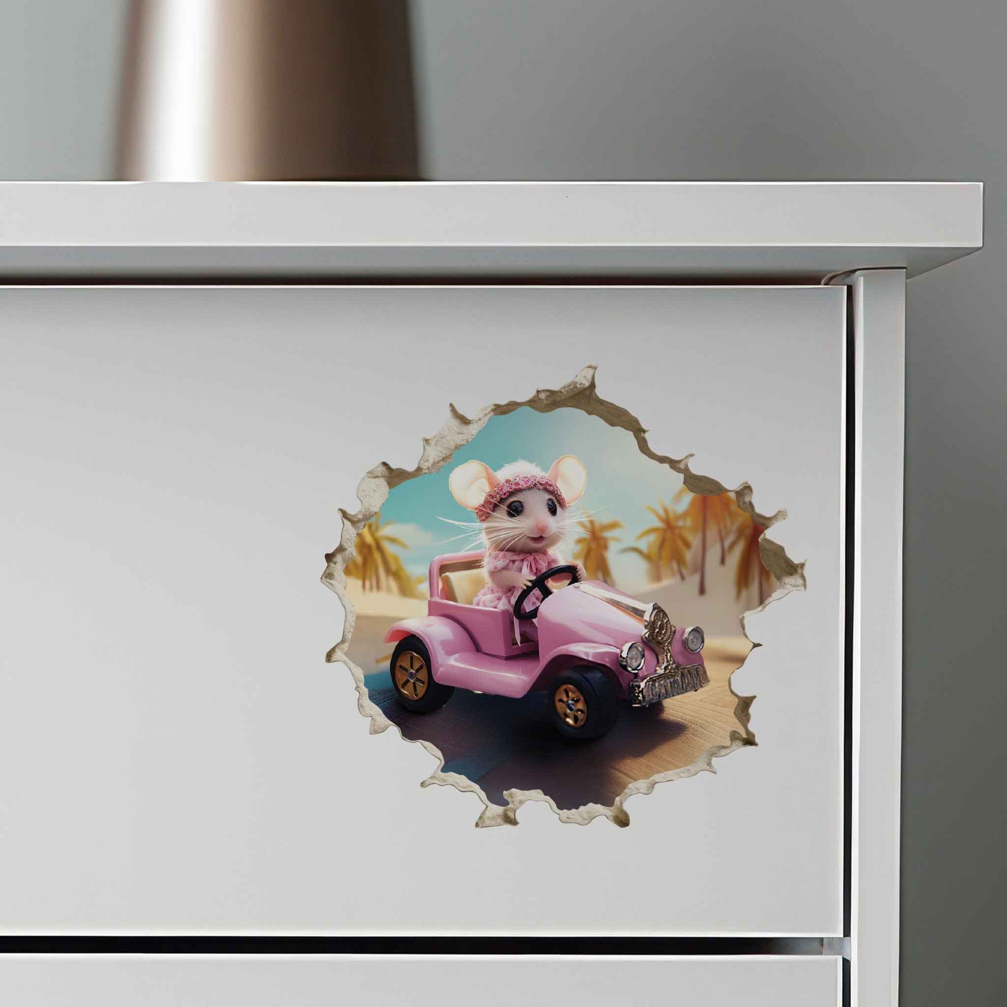 Malibu Dream Mouse Hole Decal - My Wonderful Walls