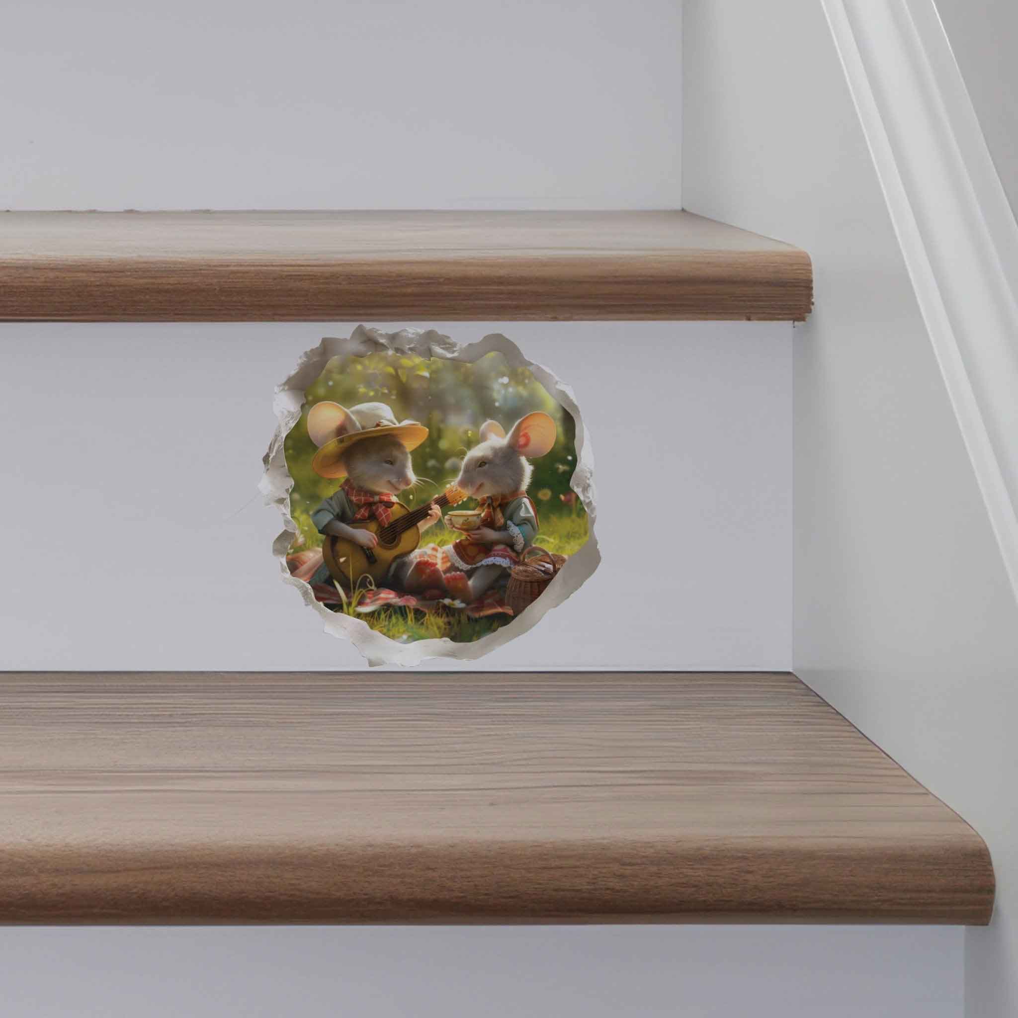 Picnic Mouse Hole Decal - My Wonderful Walls