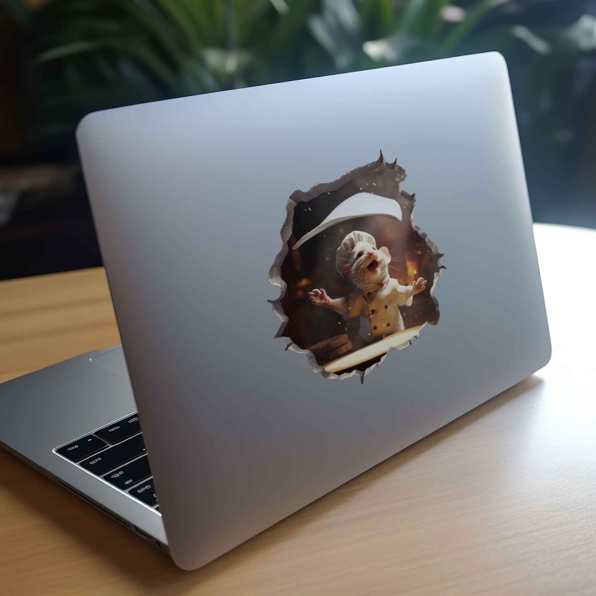 Pizza Mouse Hole Decal - My Wonderful Walls