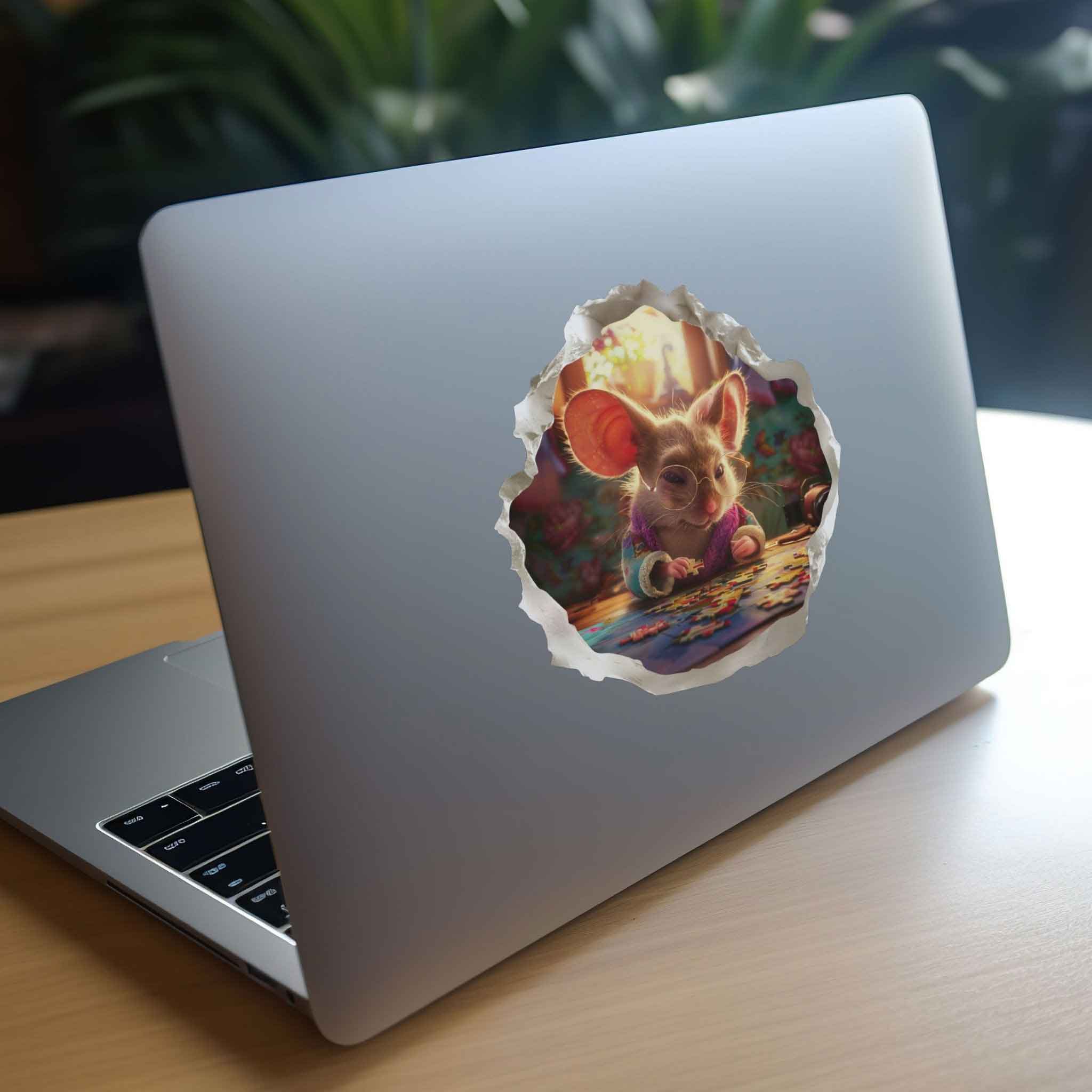 Puzzle Mouse Hole Decal - My Wonderful Walls