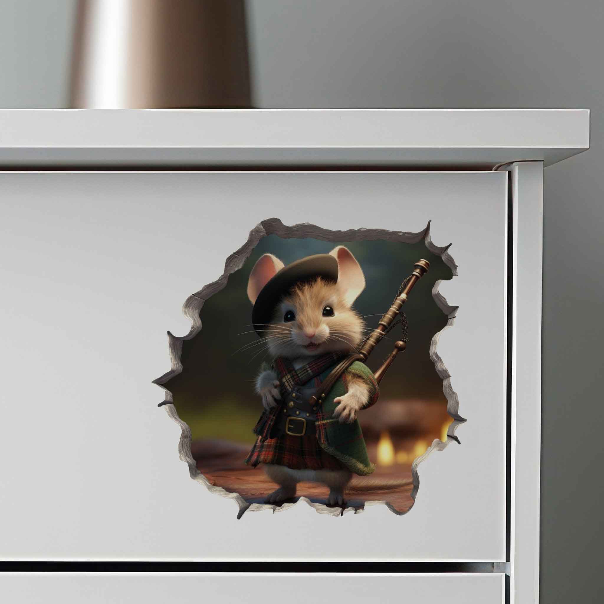 Scottish Mouse Hole Decal - My Wonderful Walls