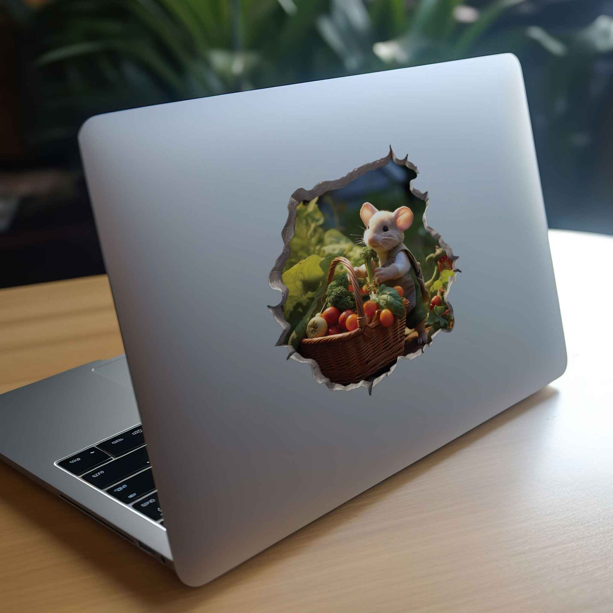 Vegetable Garden Mouse Hole Decal - My Wonderful Walls