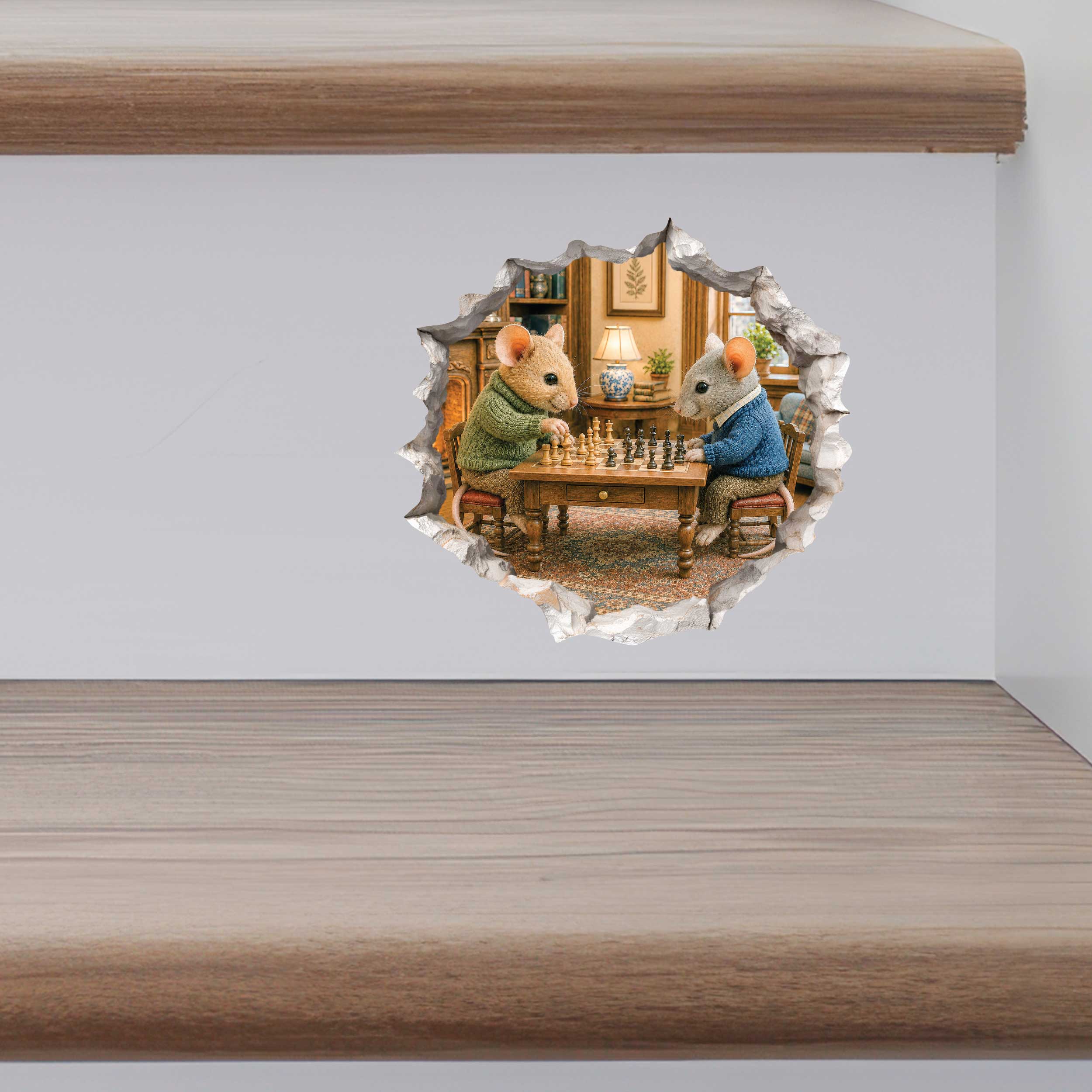 Chess Mouse Hole Decal