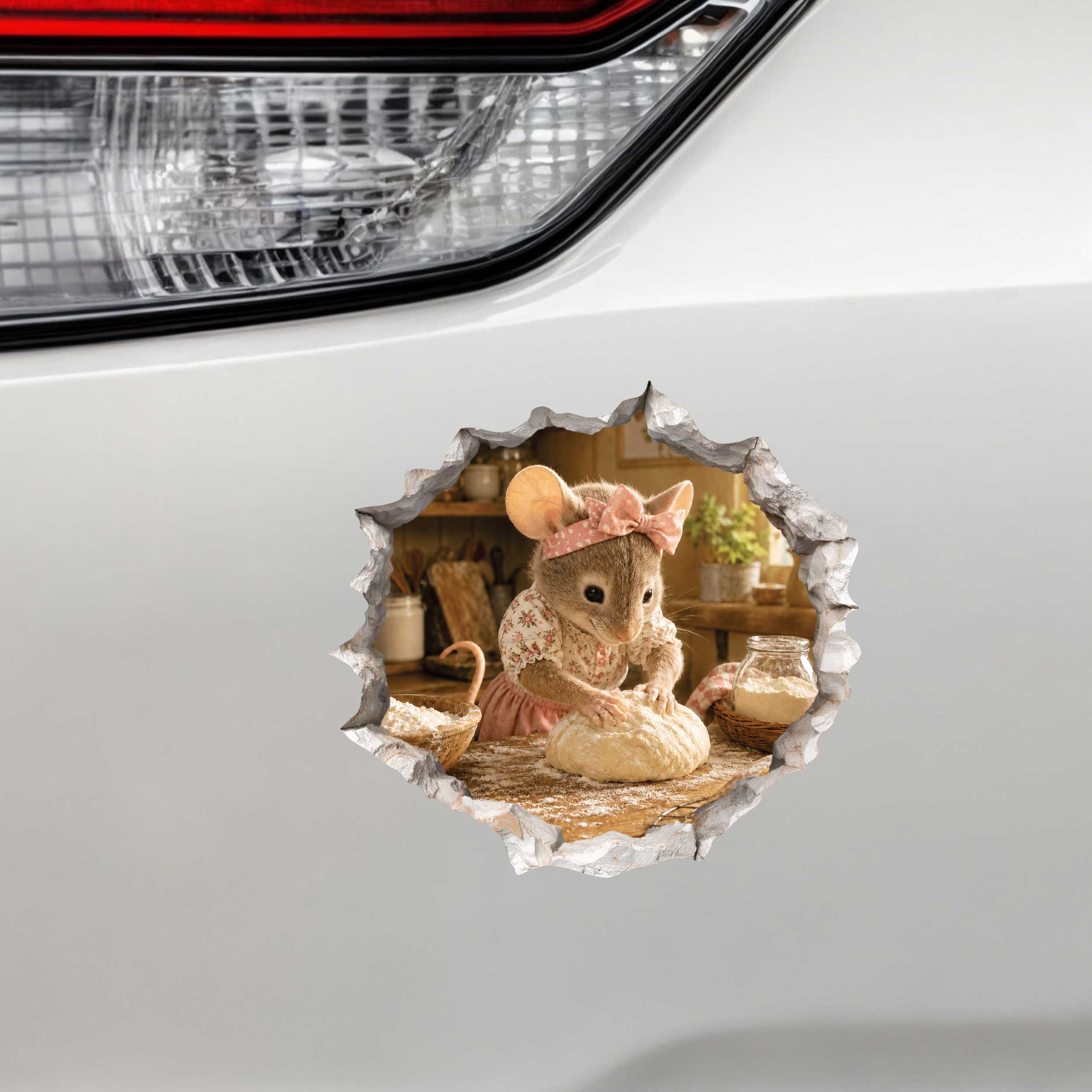 Home Baker Mouse Hole Decal