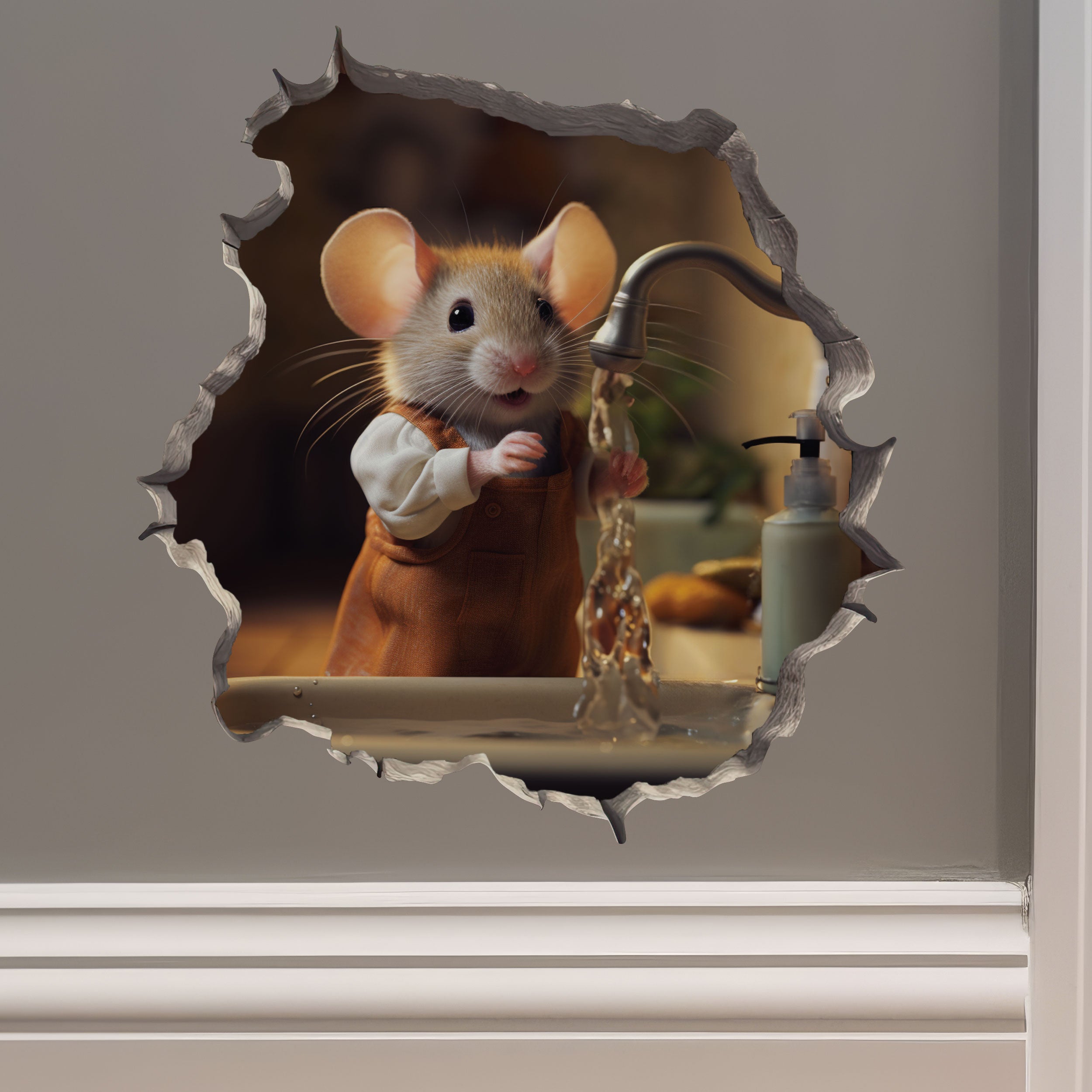 50% OFF LIQUIDATION MOUSE HOLE DECALS - LIMITED QUANTITIES