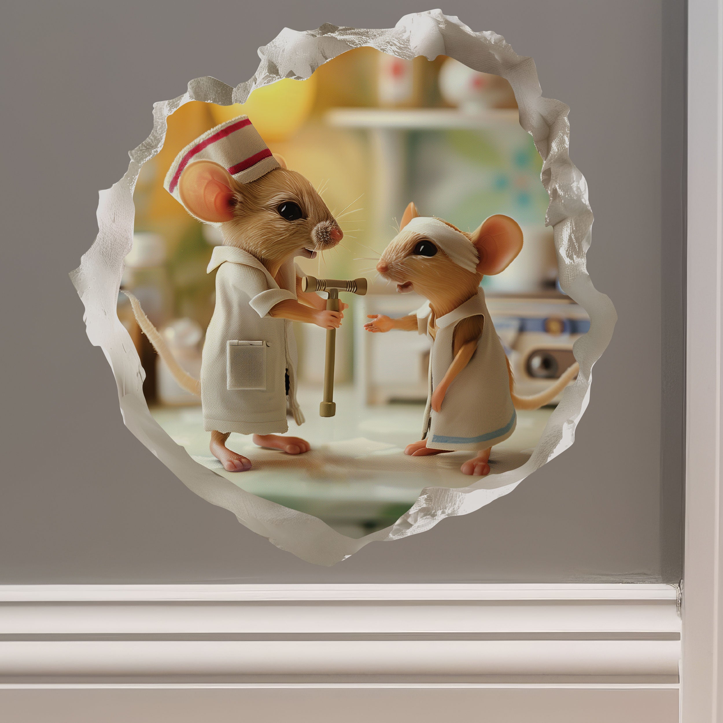 50% OFF LIQUIDATION MOUSE HOLE DECALS - LIMITED QUANTITIES