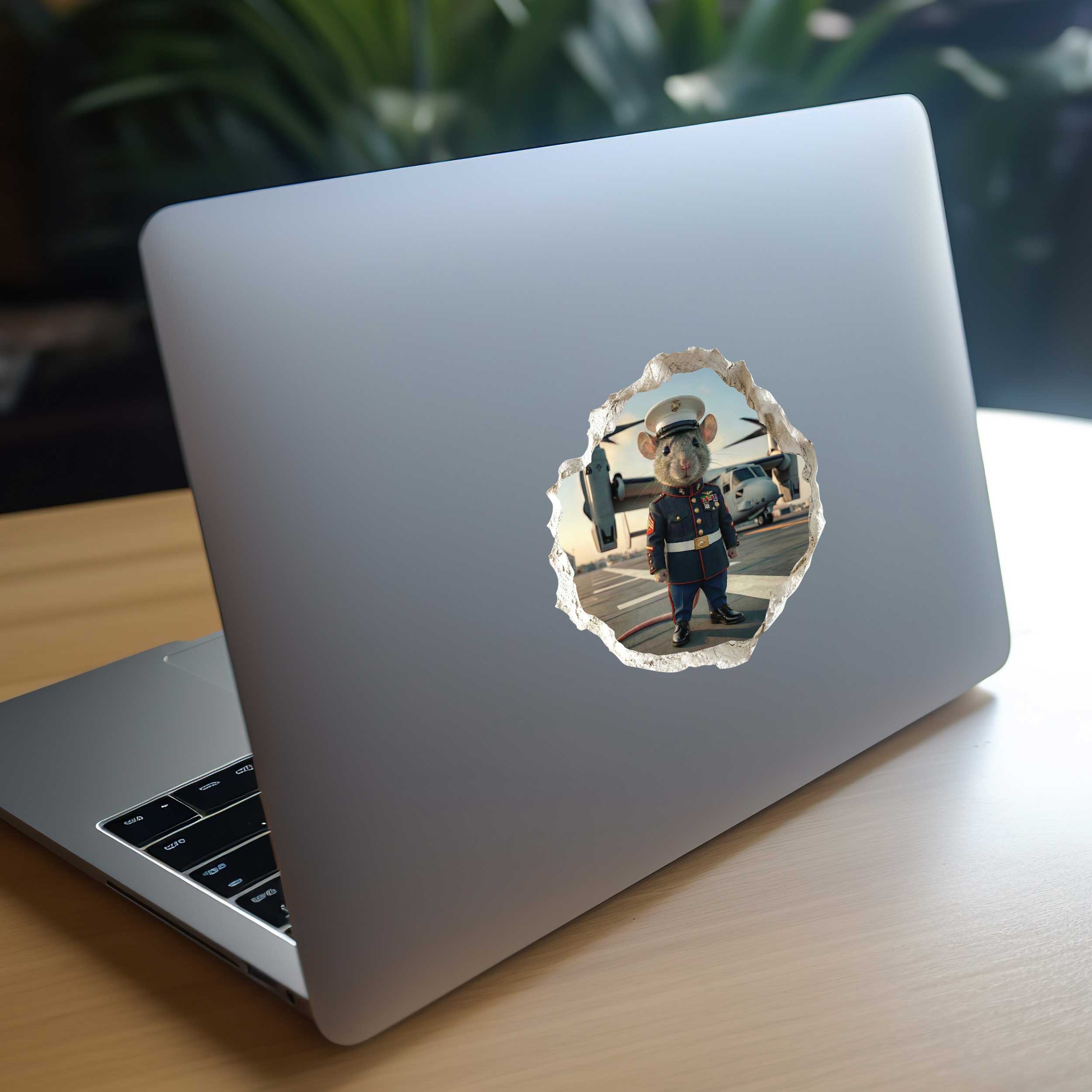 Marine Corps Military Mouse Hole Decal