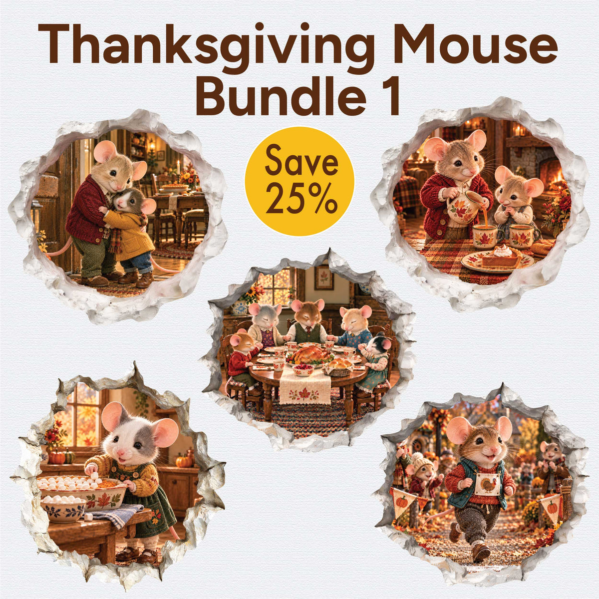 Thanksgiving Mouse Bundle 1