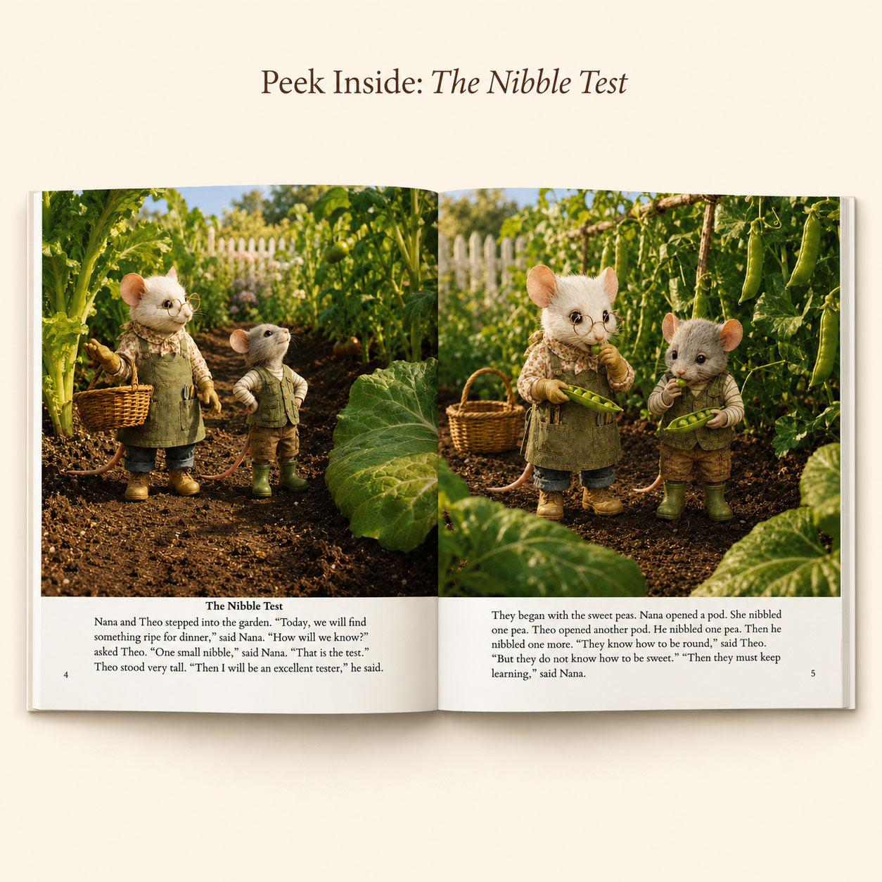 Grandma Tales Hardback Storybook & Mouse Hole Decal Set