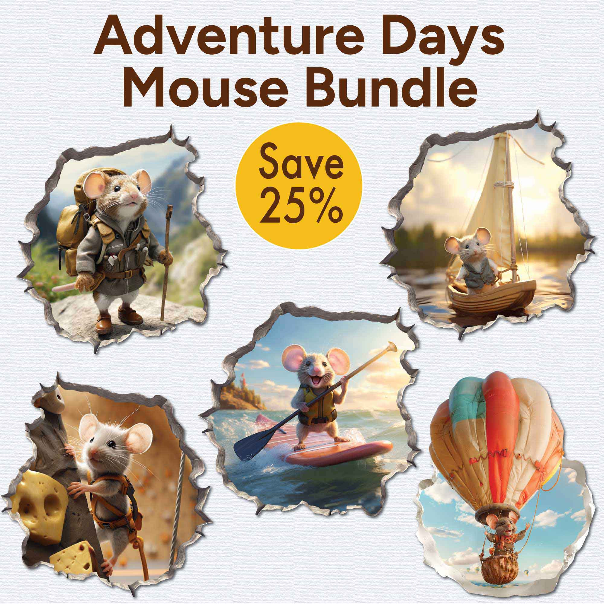 Adventure Days Mouse Bundle - My Wonderful Walls