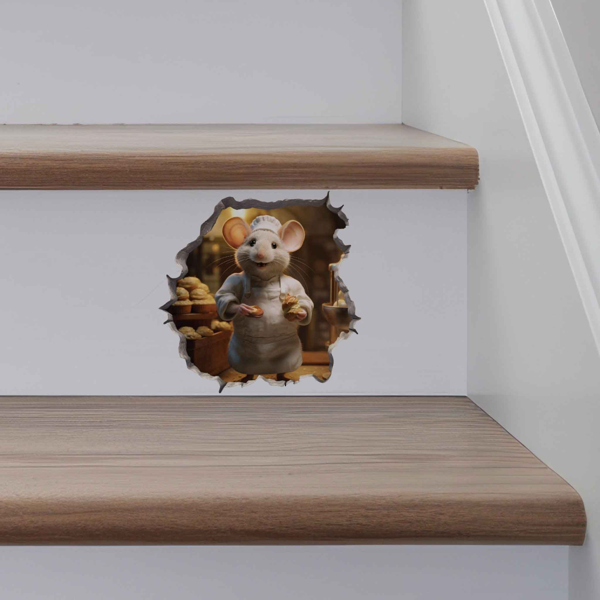 Baker Mouse Hole Decal - My Wonderful Walls