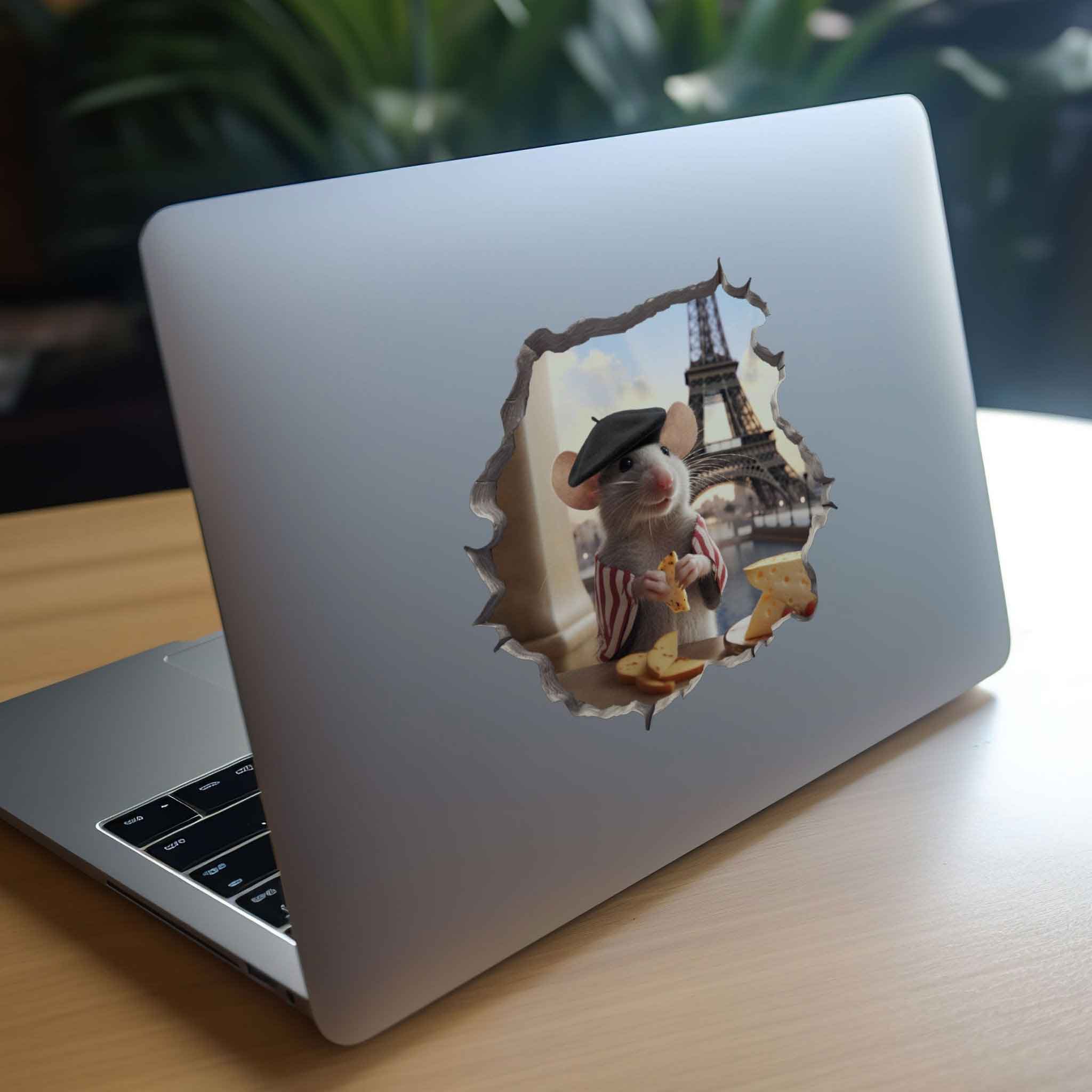 Bon Appétit French Mouse Hole Decal - My Wonderful Walls