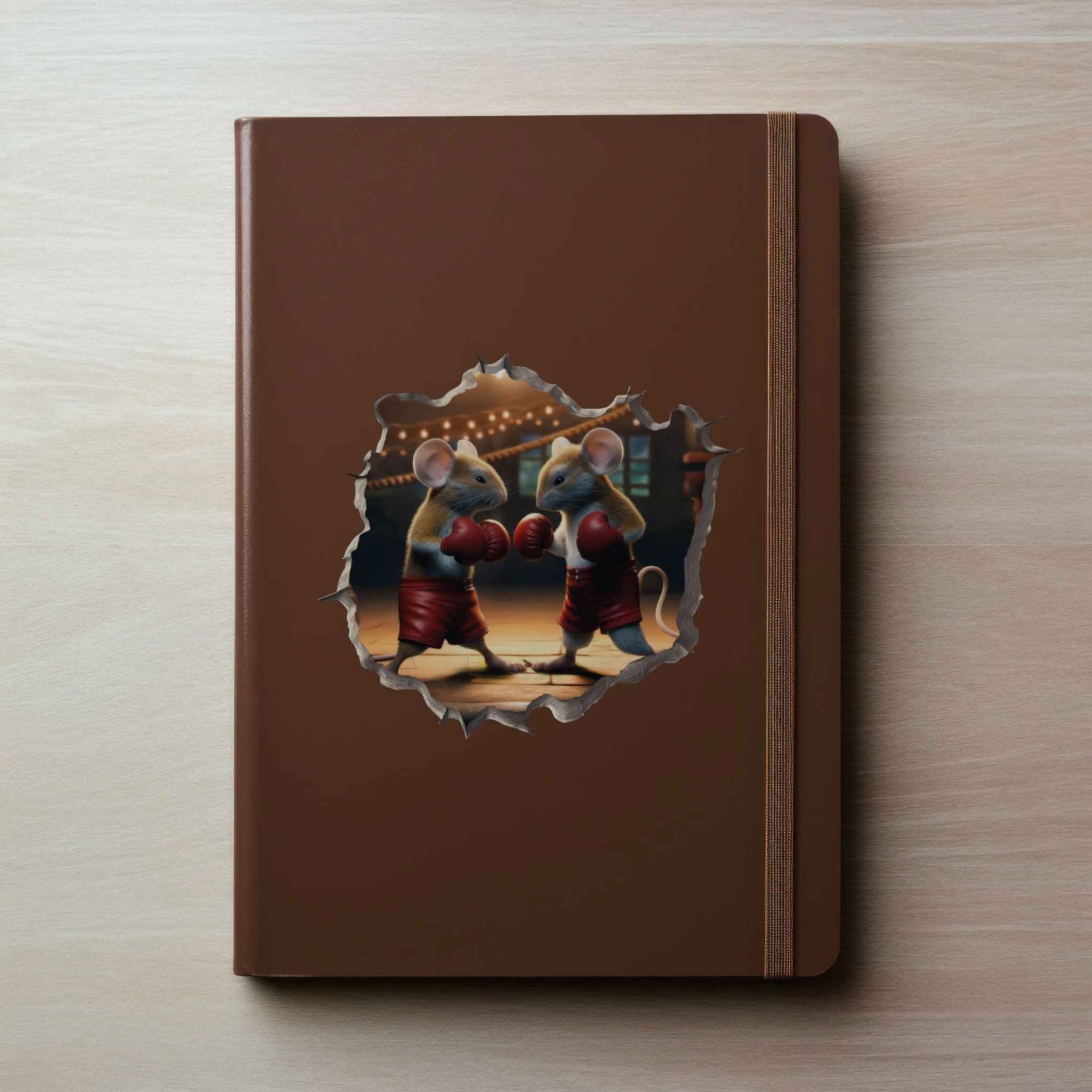 Boxing Mouse Hole Decal - My Wonderful Walls