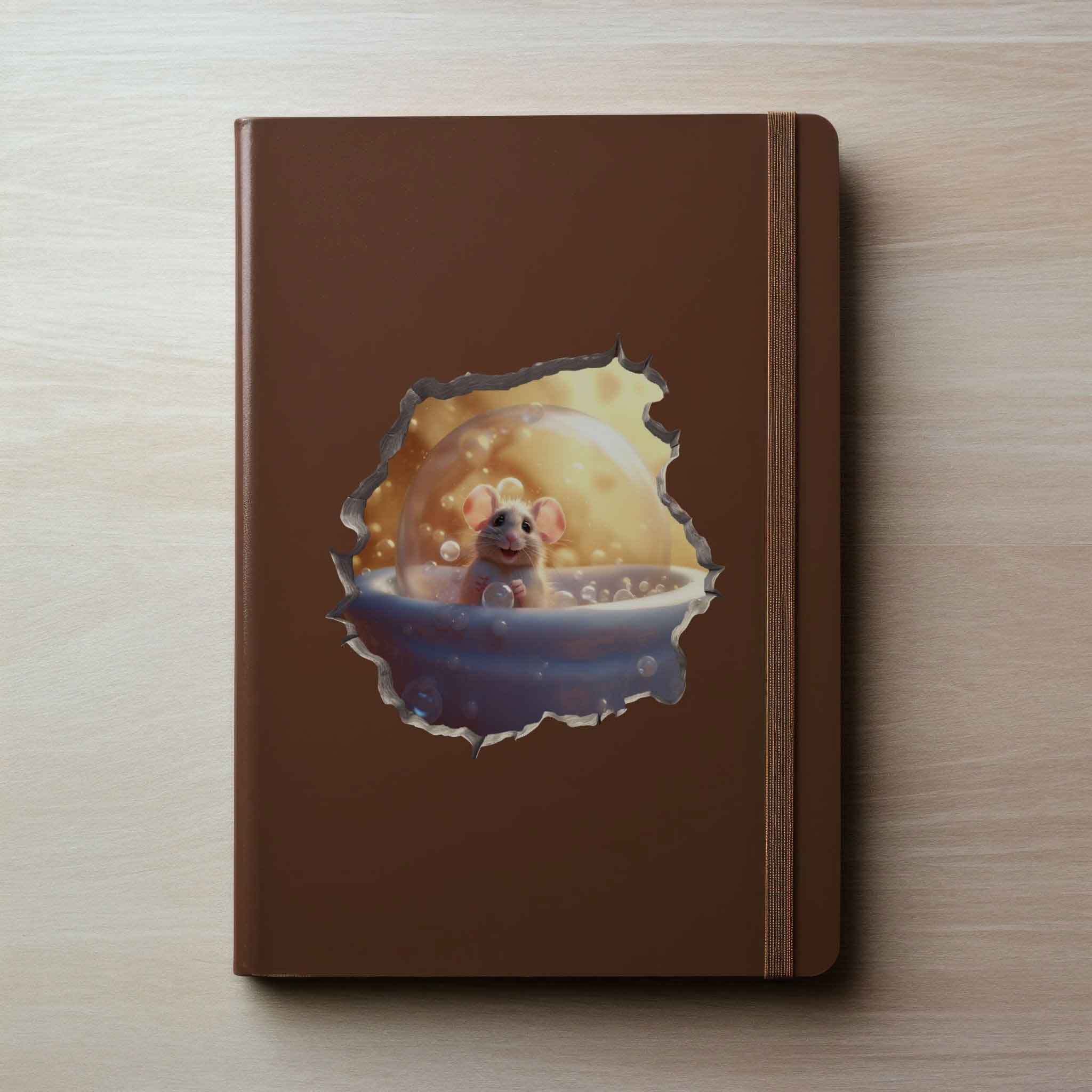 Bubble Bath Mouse Hole Decal - My Wonderful Walls