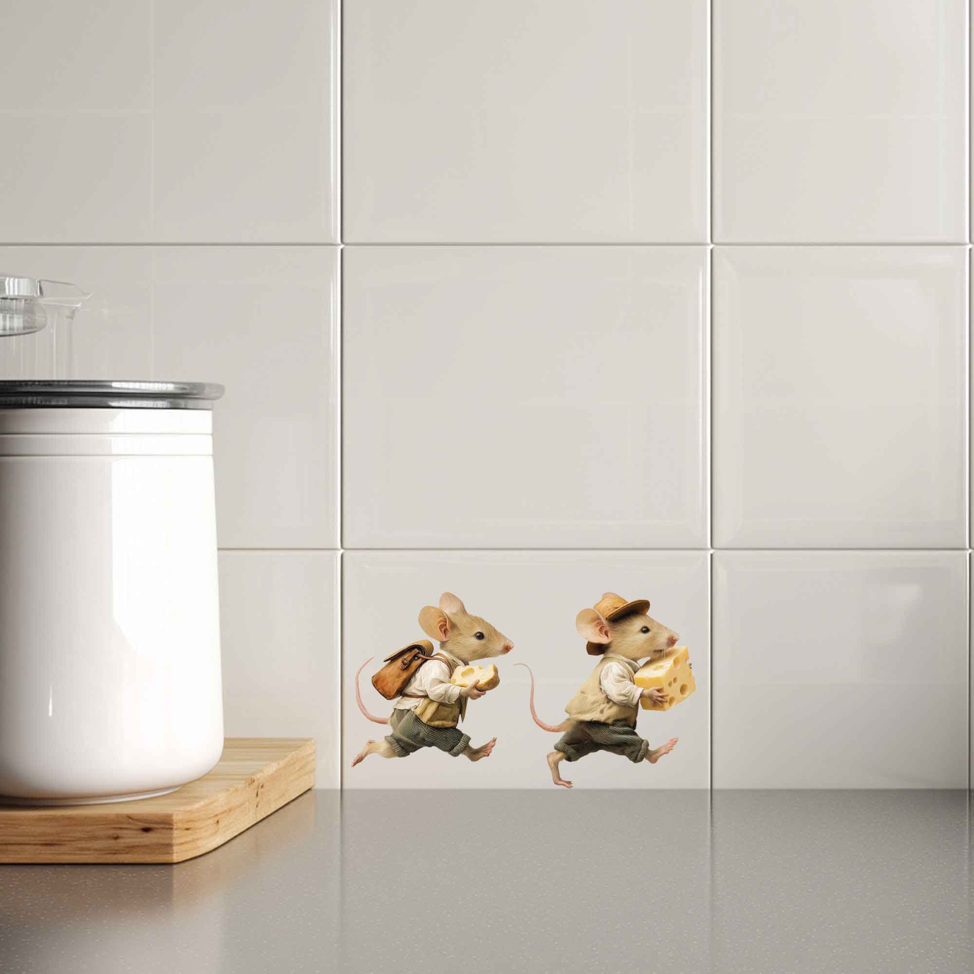 Cheese Heist Mouse Decal - My Wonderful Walls
