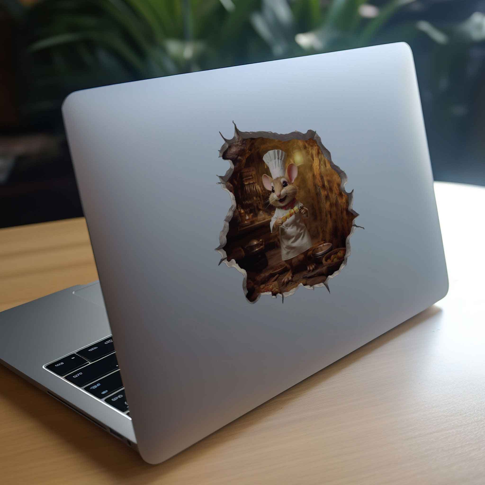 Chef Mouse Hole Decal - My Wonderful Walls