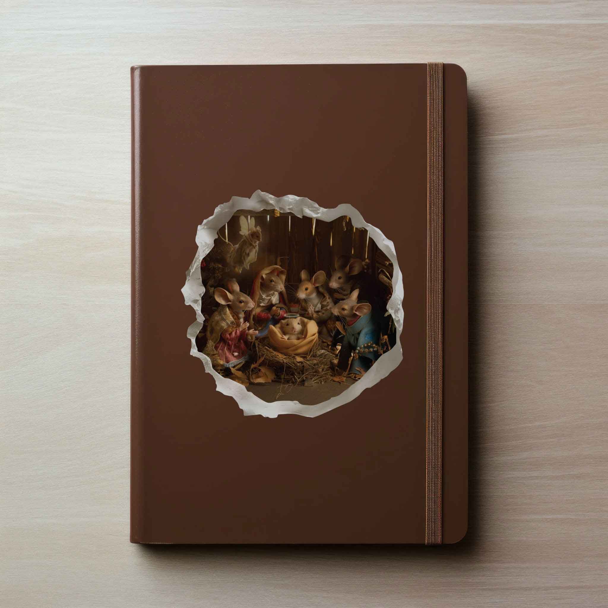 Christmas Nativity Mouse Hole Decal - My Wonderful Walls