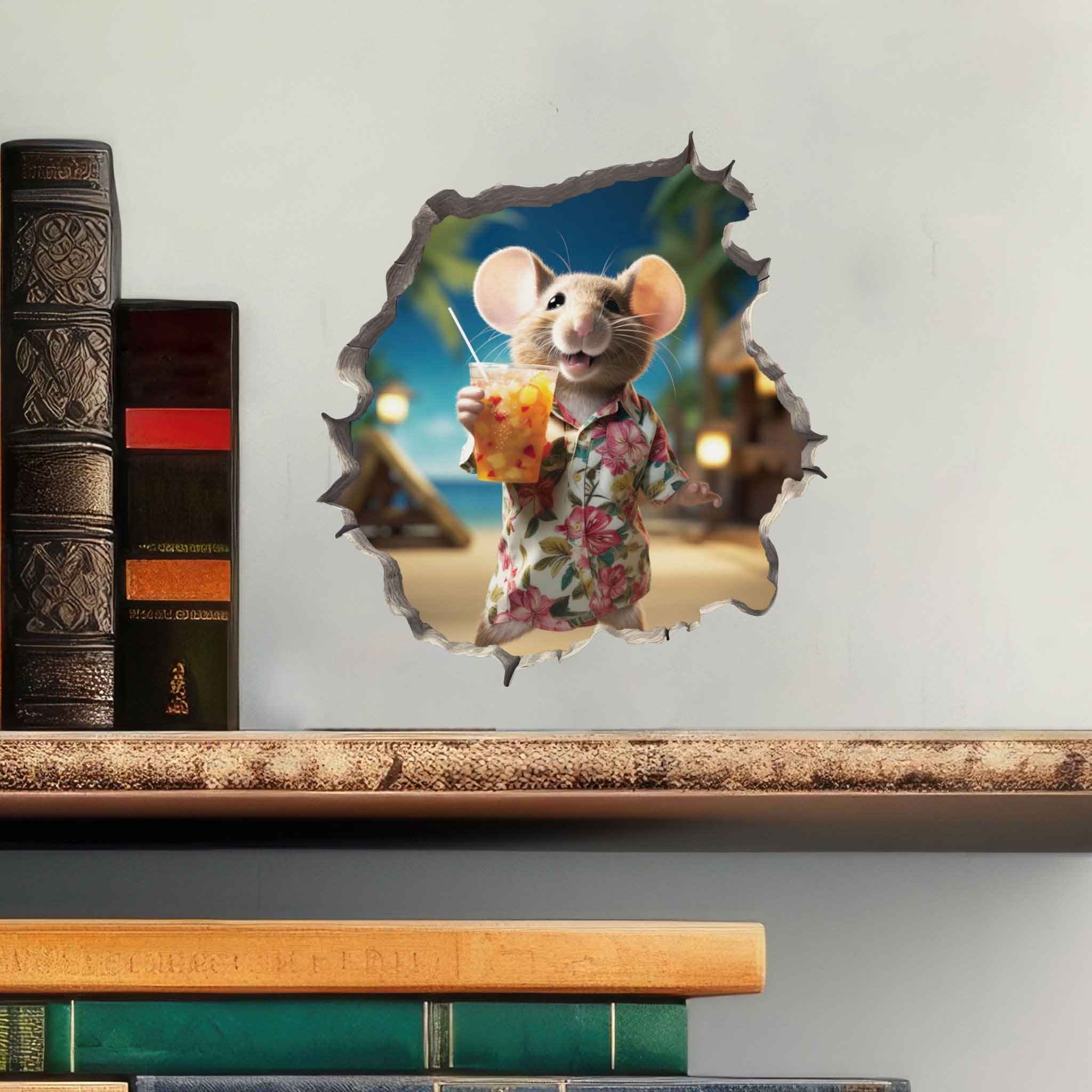 Cocktail Mouse Hole Decal - My Wonderful Walls