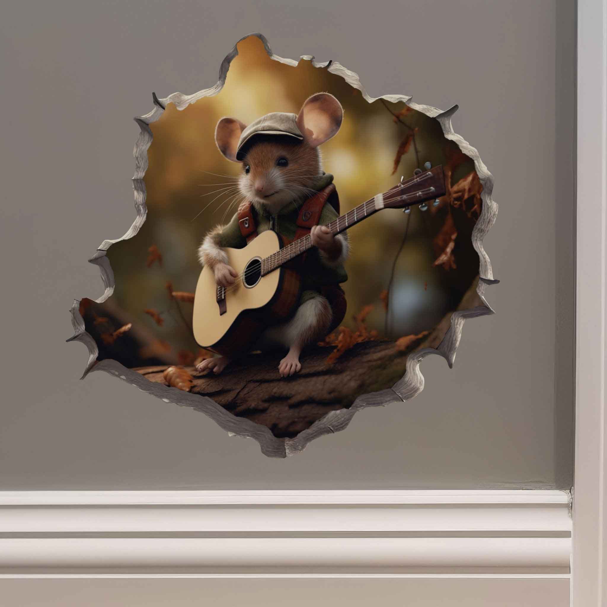 Country Mouse Hole Decal - My Wonderful Walls