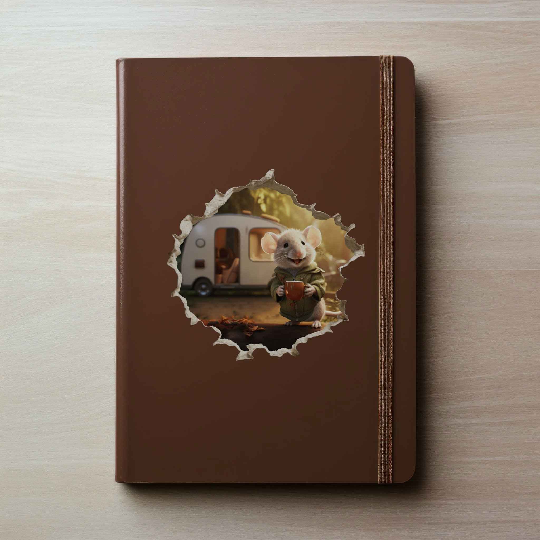Cozy Camper Mouse Hole Decal - My Wonderful Walls