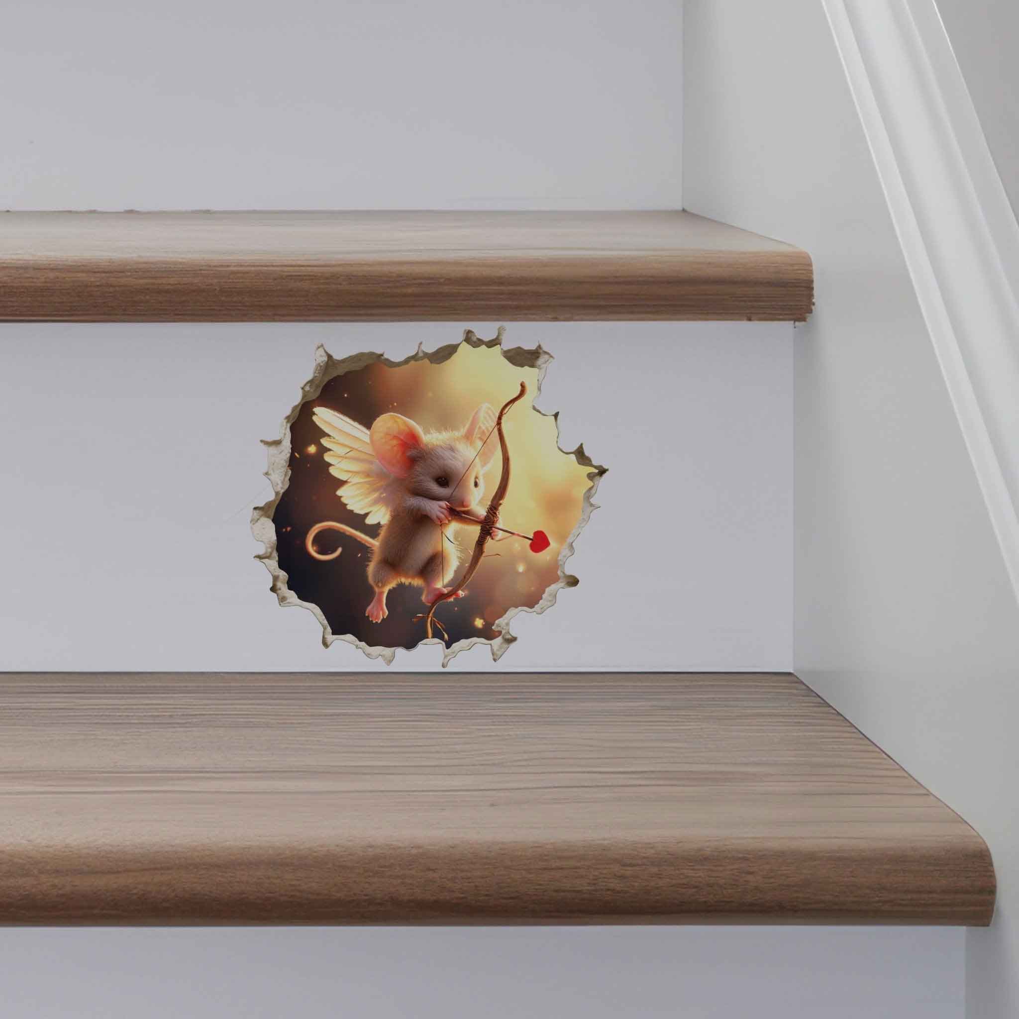 Cupid Mouse Hole Decal - My Wonderful Walls