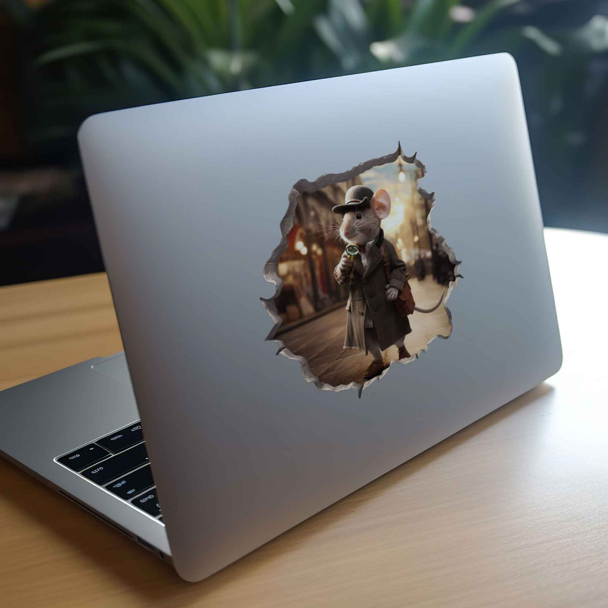 Detective Mouse Hole Decal - My Wonderful Walls