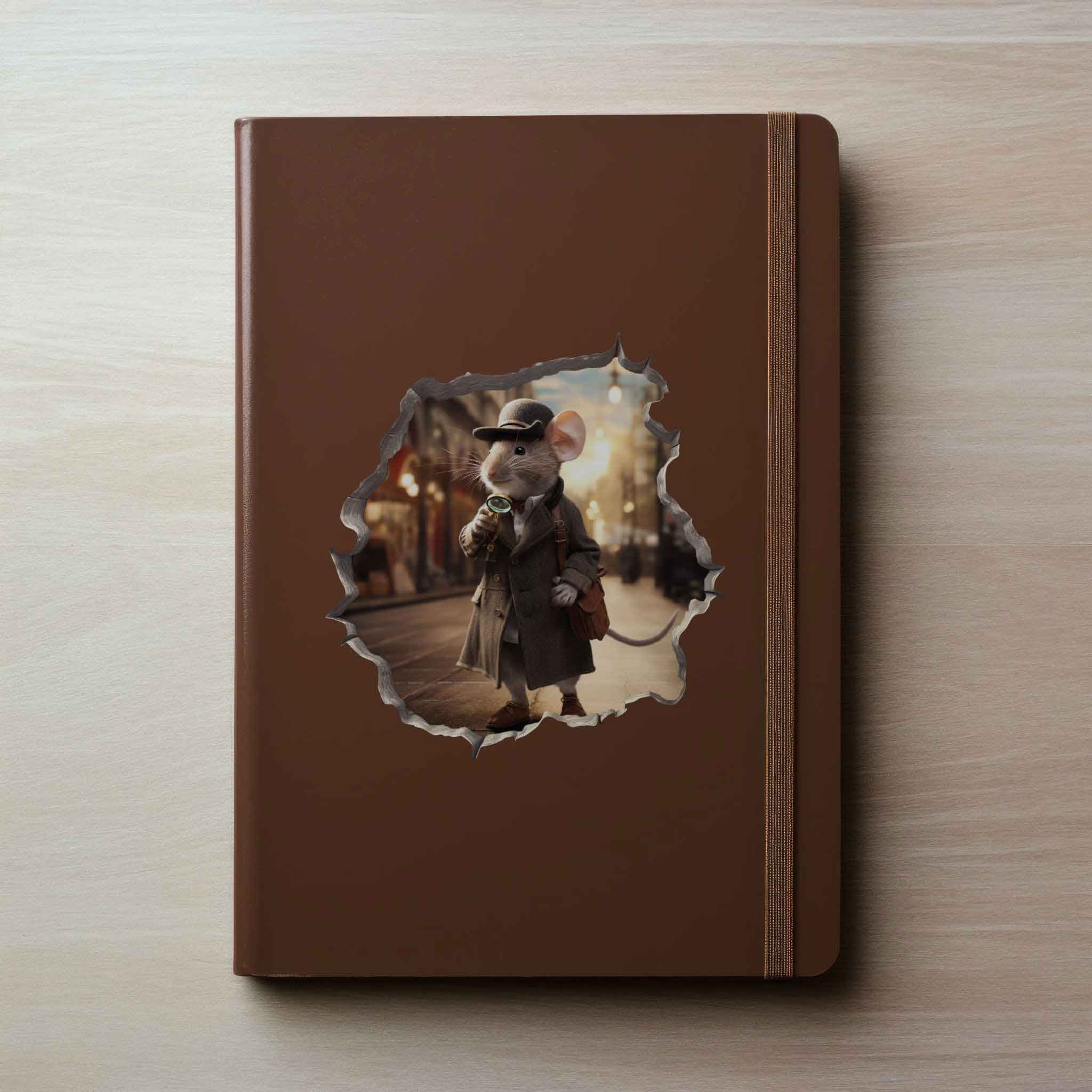 Detective Mouse Hole Decal - My Wonderful Walls